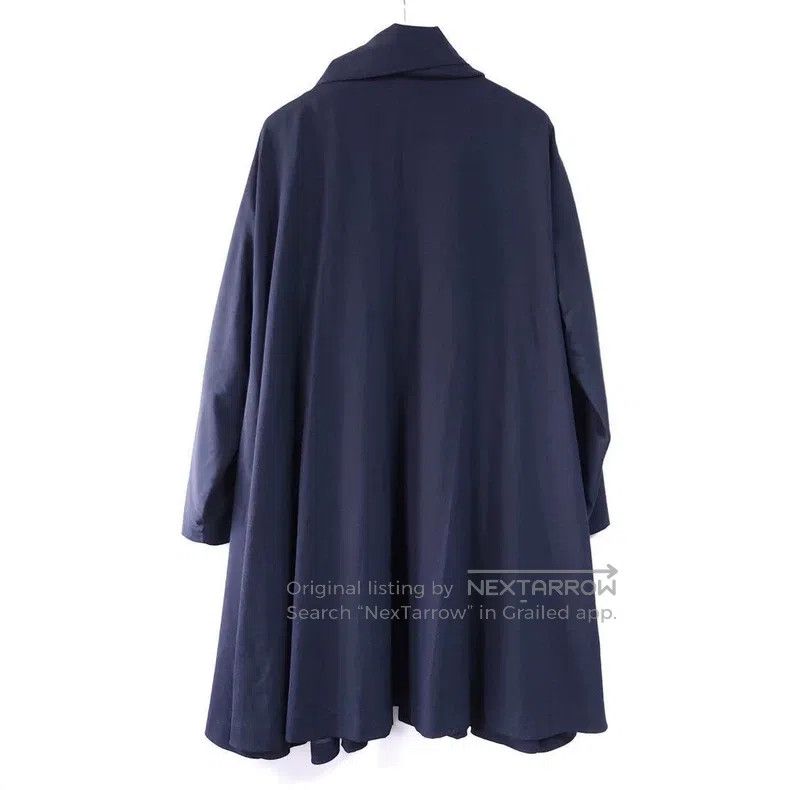 Yohji Yamamoto Yohji Yamamoto 1980s wool scarf collar coat Size US M / EU 48-50 / 2 - 2 Thumbnail