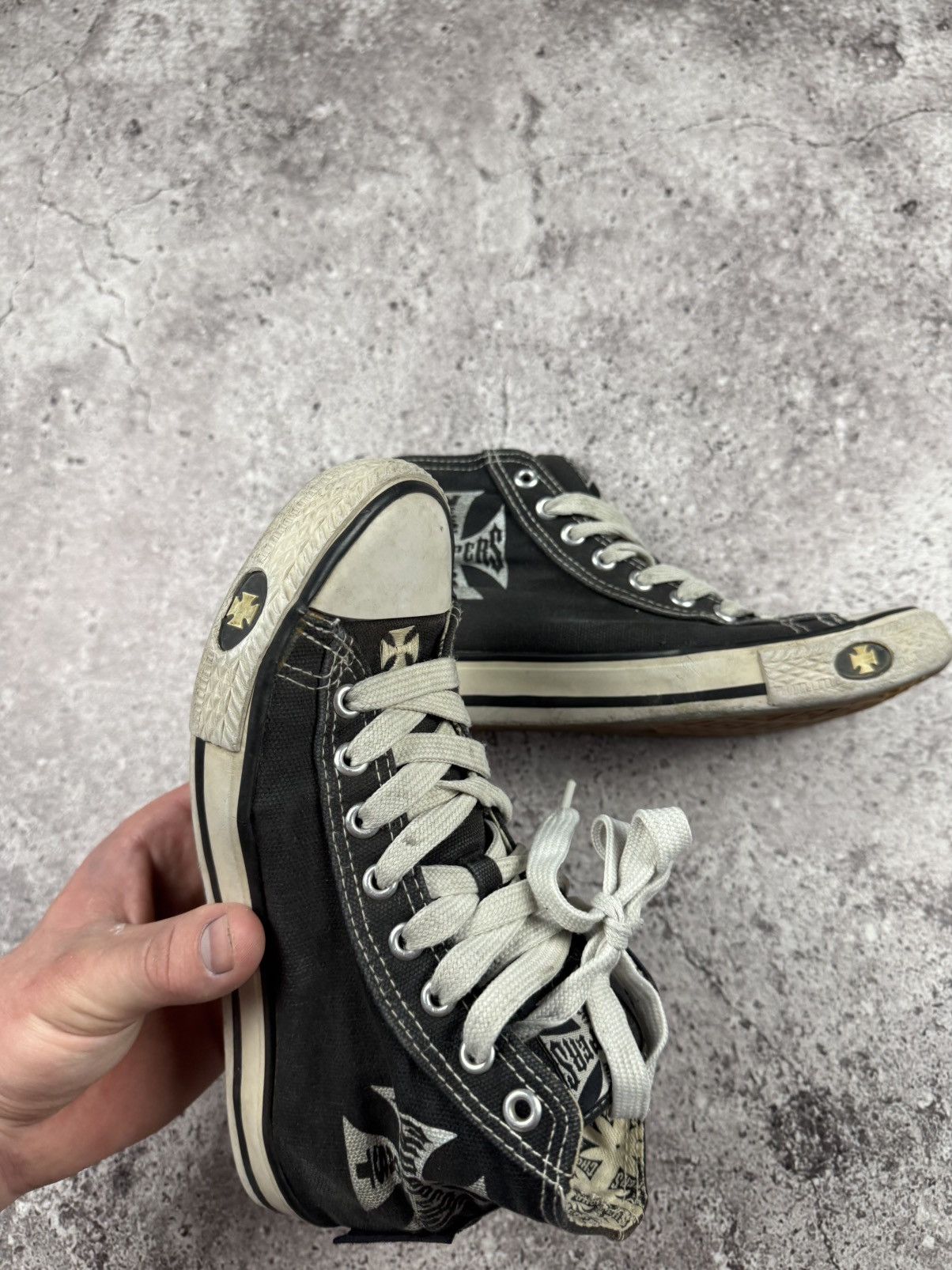 West Coast Choppers Vintage West Coast Choppers Sneakers Shoes y2k 90s Size 36 Size US 4 / IT 34 - 14 Thumbnail