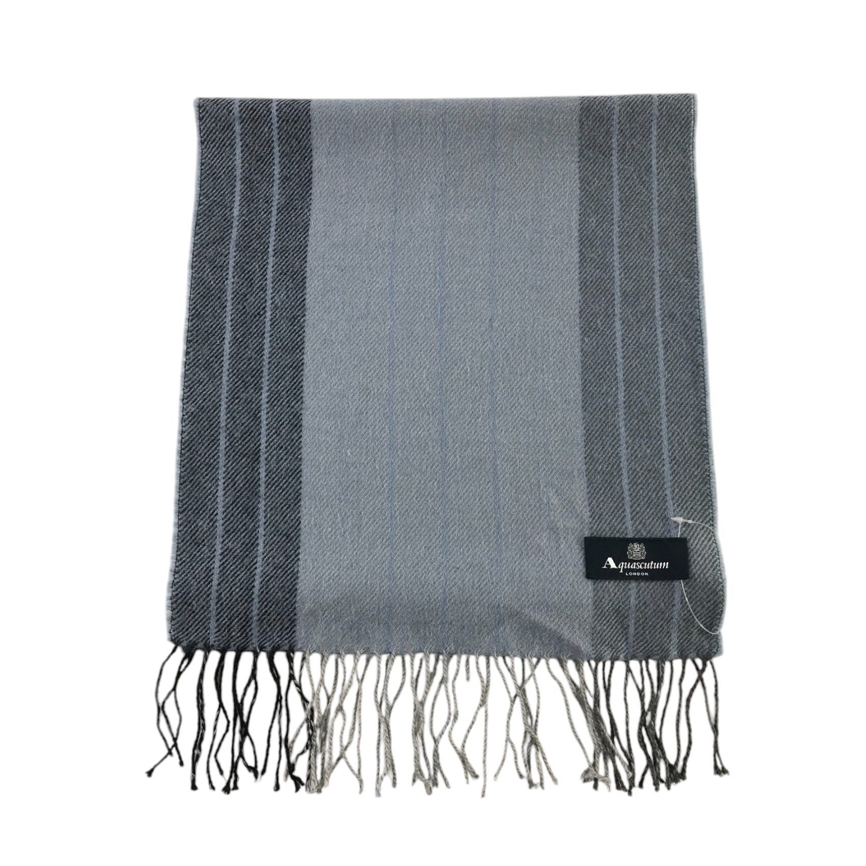 Aquascutum × Vintage Aquascutum Scarf / Muffler / Neckwear - WW2197 Size ONE SIZE - 2 Thumbnail
