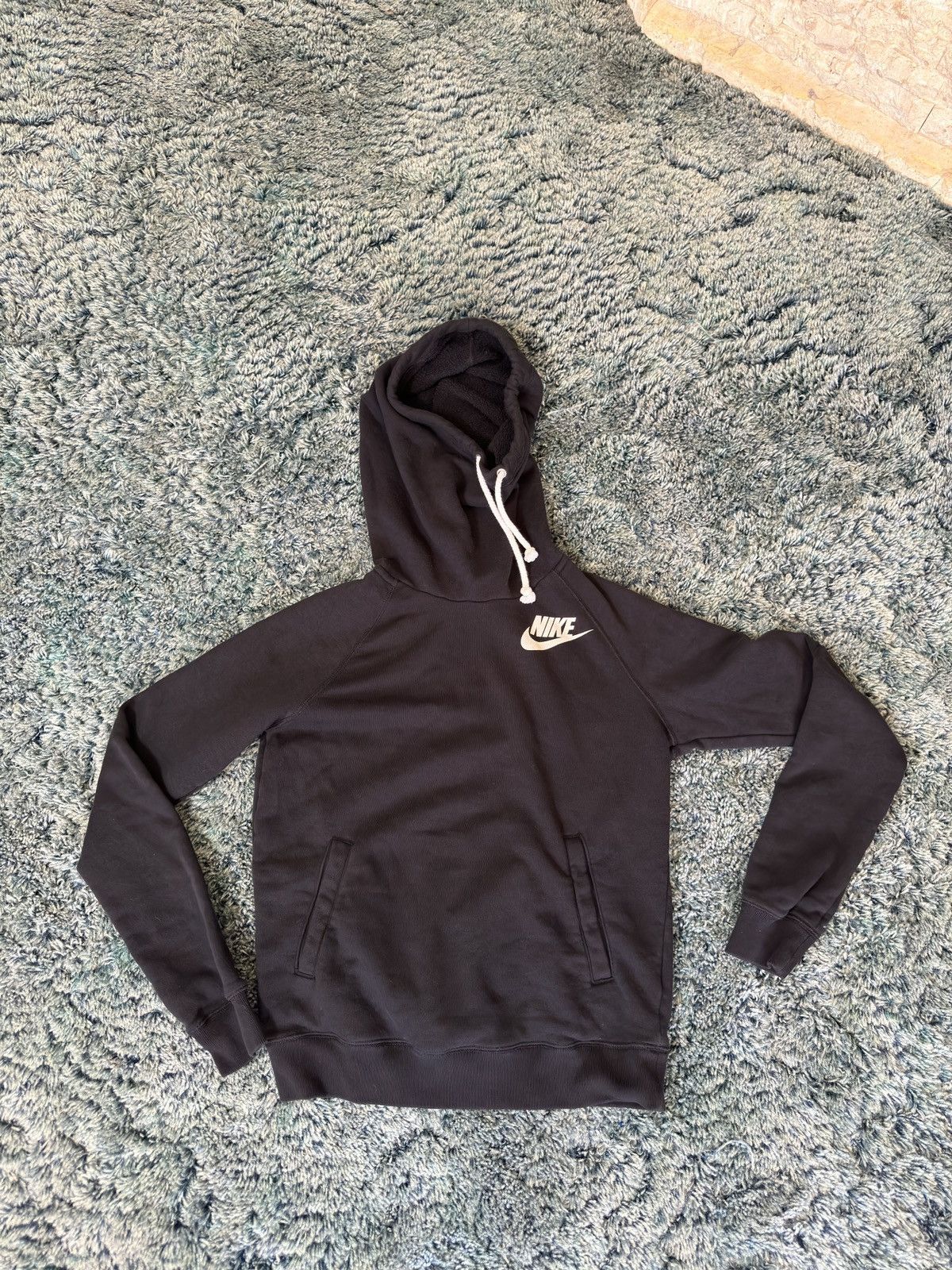 Nike Women Black Nike Rally Funnel Small Pullover Hoodie Size S / US 4 / IT 40 - 1 Thumbnail