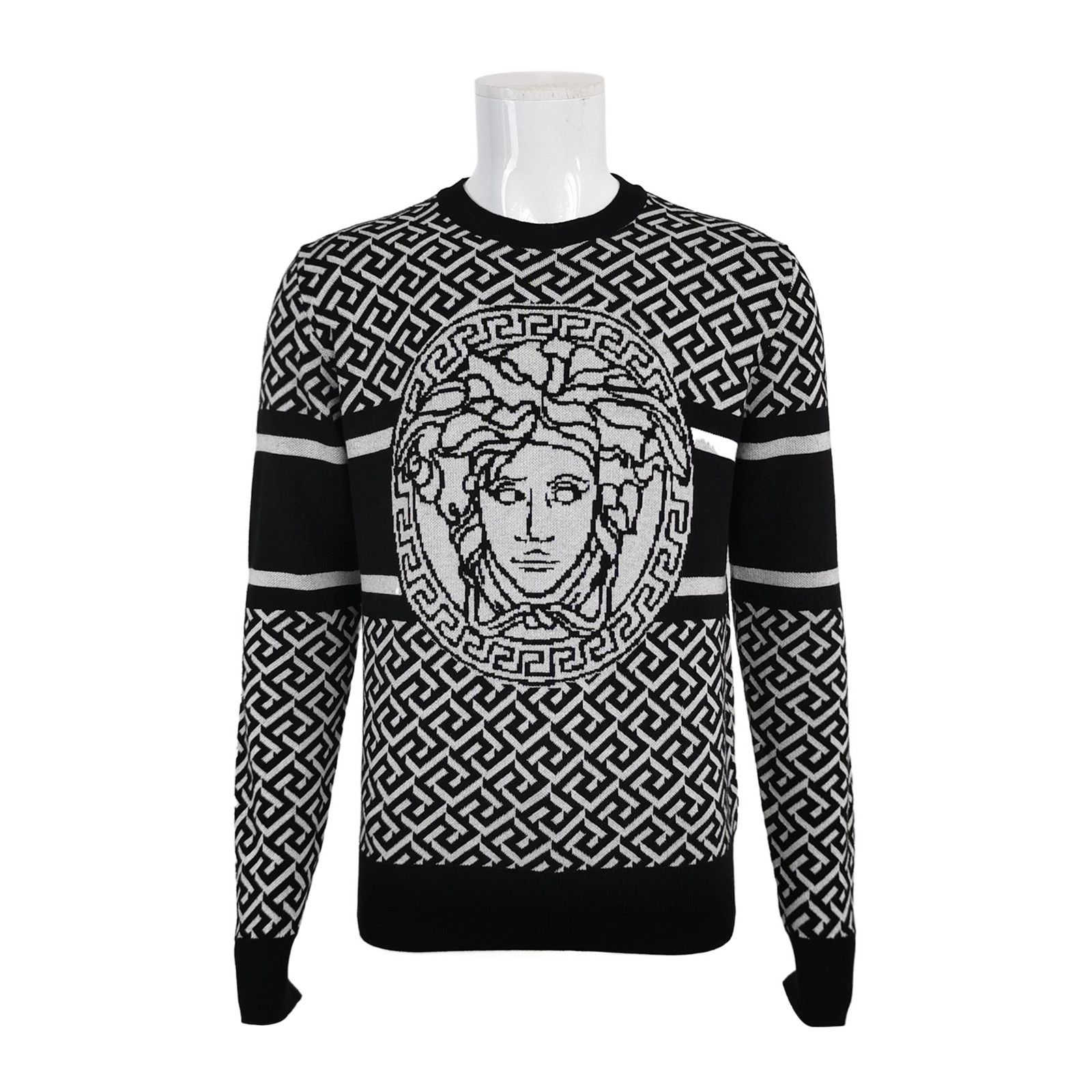 Versace Versace Medusa Greca Knit Sweater 48 Size US M / EU 48-50 / 2 - 1 Thumbnail