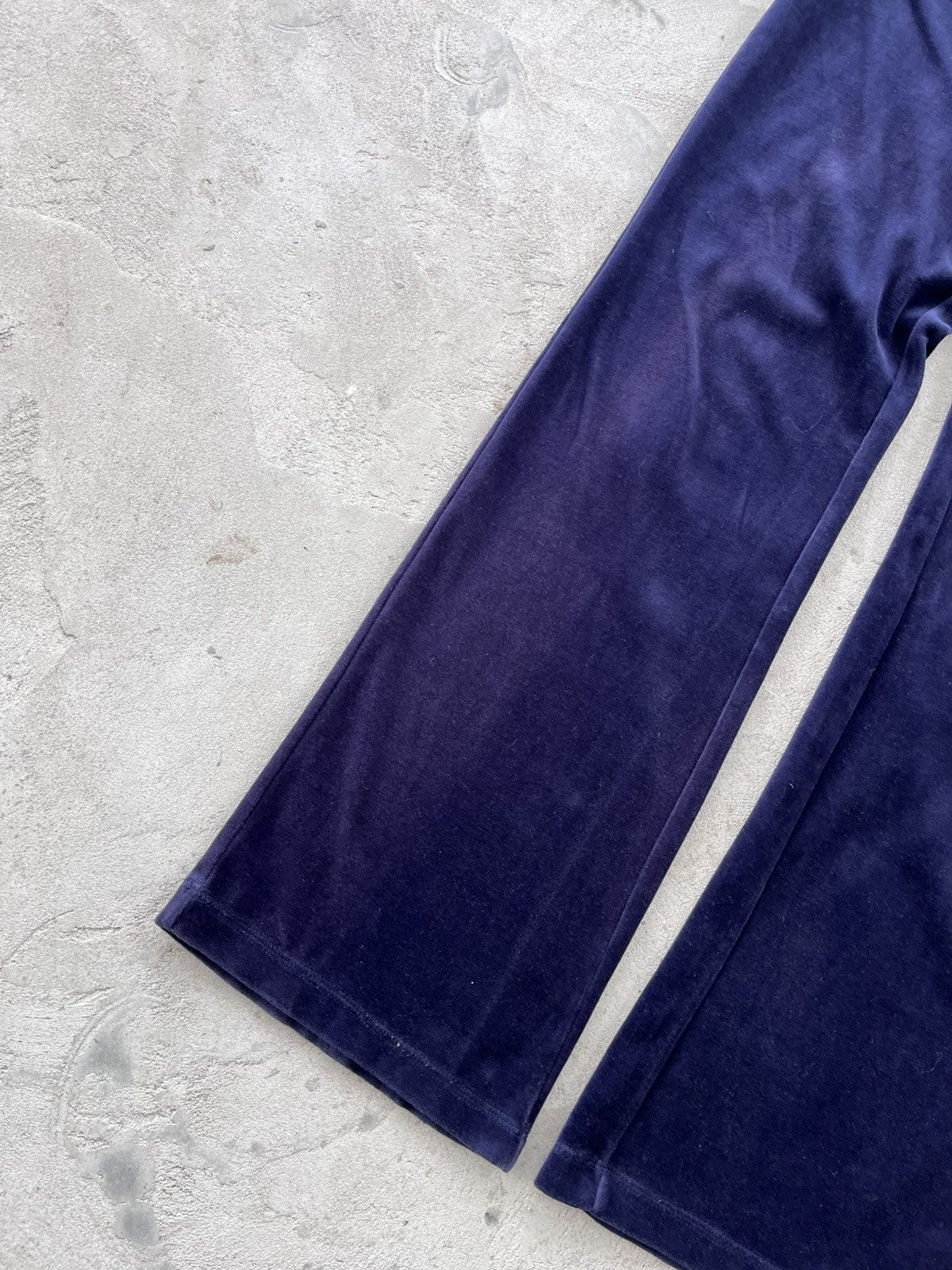 Juicy Couture Juicy Couture Velour Sweatpants Track Pants Blue Low Rise Size 32" / US 10 / IT 46 - 3 Thumbnail