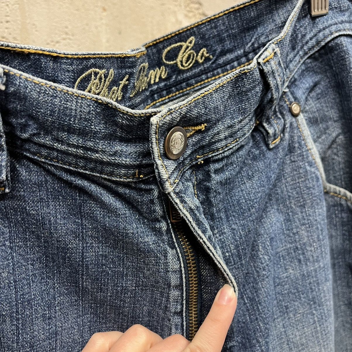 Phat Farm Vintage Phat Farm Baggy Y2K Embroidered Wide Leg Jean Skater Size US 34 / EU 50 - 2 Thumbnail