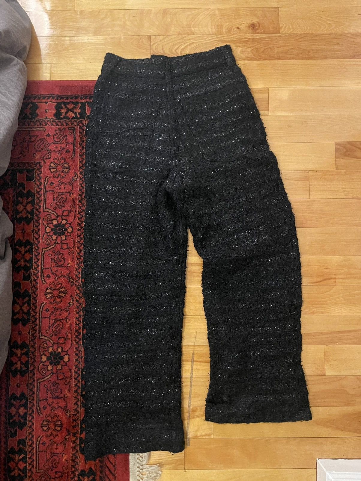 Balenciaga Balenciaga Metallic Tweed Trousers Size US 30 / EU 46 - 4 Thumbnail