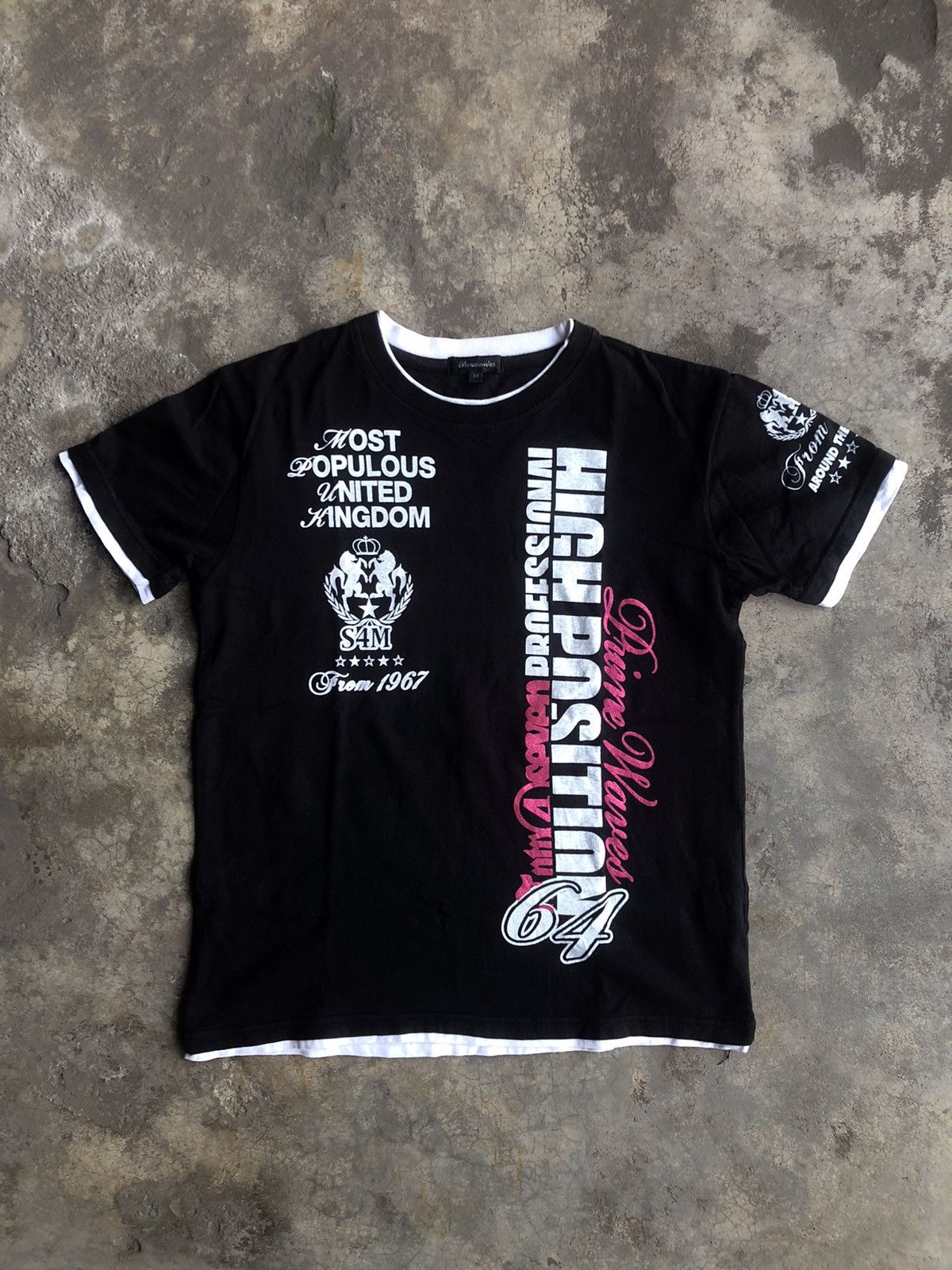 If Six Was Nine × Japanese Brand × Le Grande Bleu (L.G.B.) Japanese Style Poem T-Shirt Size US M / EU 48-50 / 2 - 1 Thumbnail