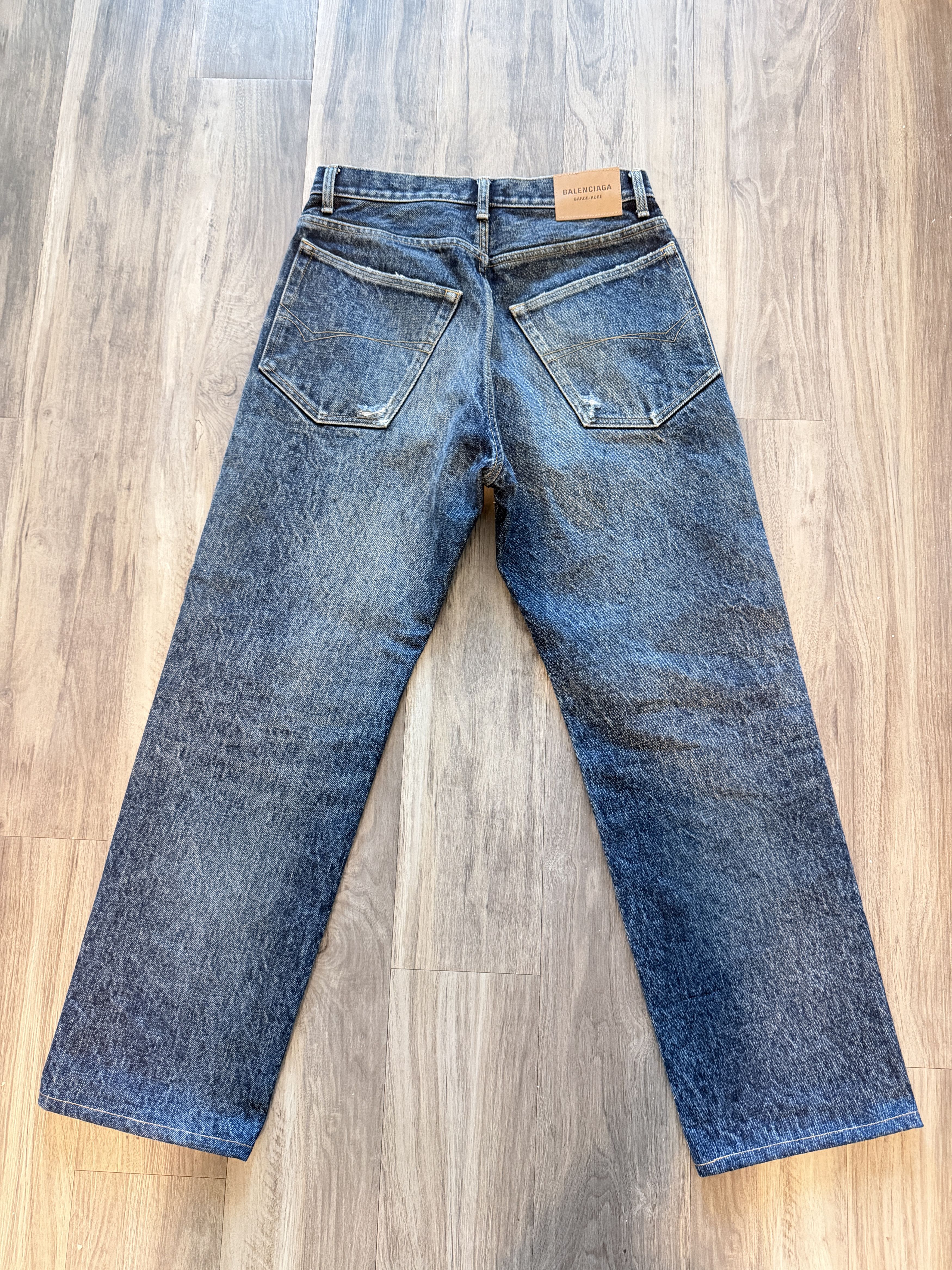 Balenciaga Balenciaga ss24 garde robe flared jeans | Grailed