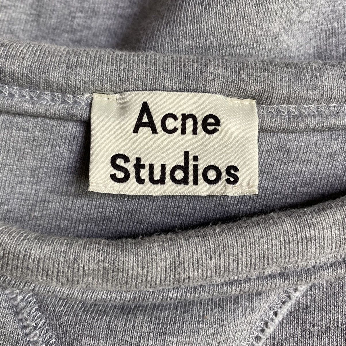Acne Studios Acne Studios Grey Face Patch Sweatshirt Size M / US 6-8 / IT 42-44 - 16 Thumbnail