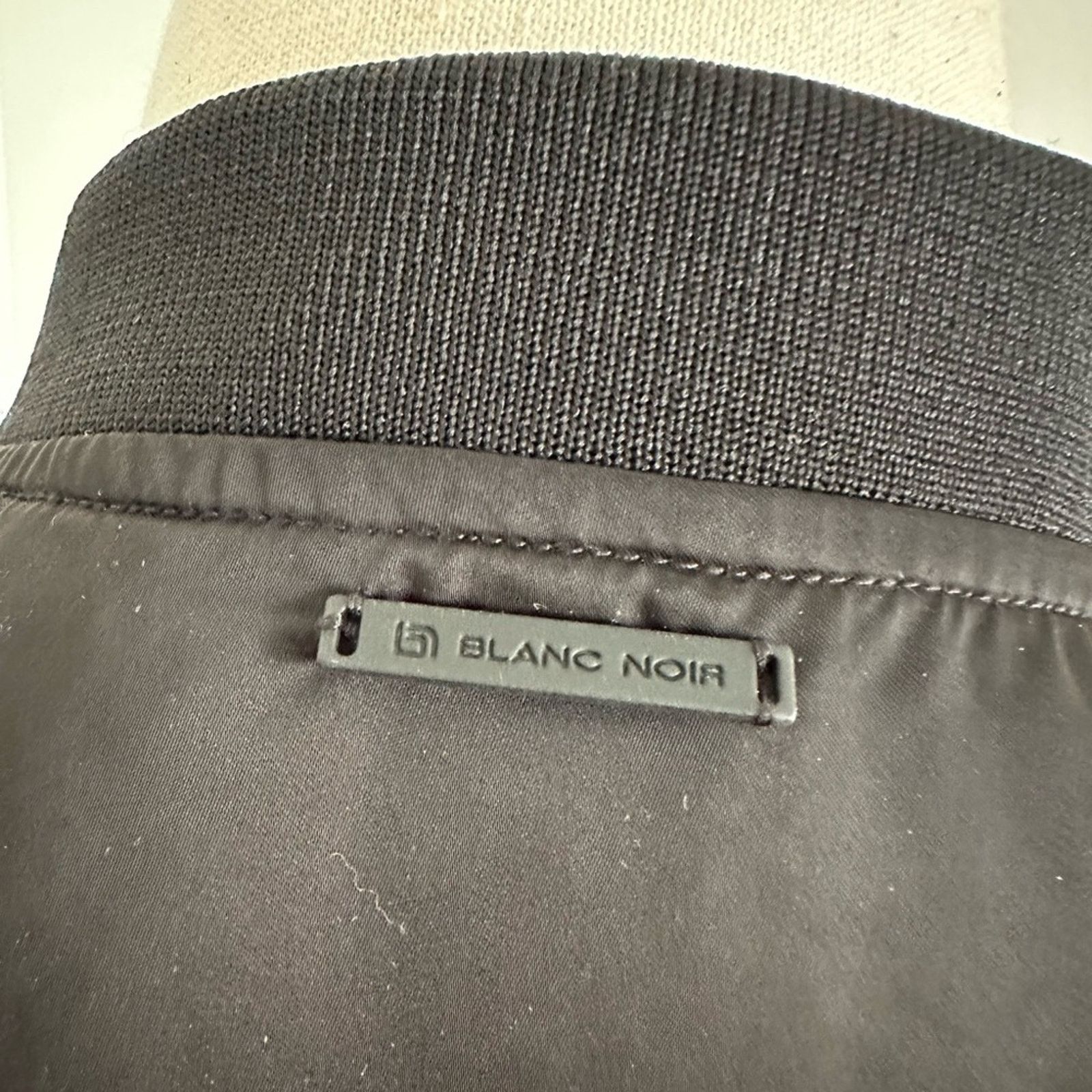 Blanc Noir Blanc Noir Reversible bomber jacket- black/ navy - Small Size S / US 4 / IT 40 - 5 Thumbnail