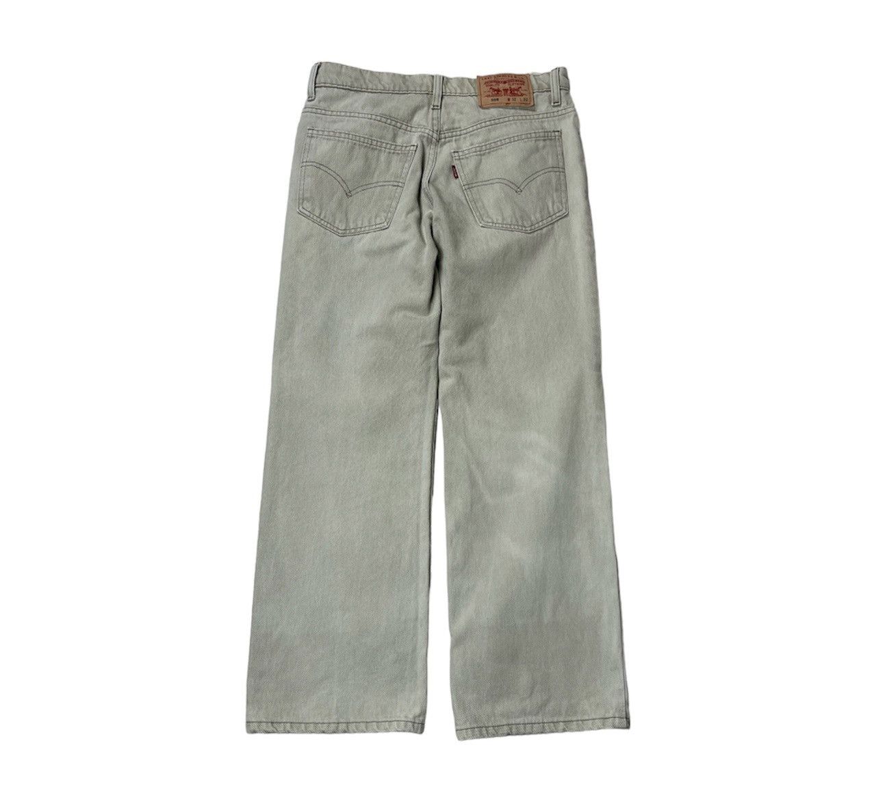 Vintage Levi’s 505 32x32 cream beige jeans pants regular fit