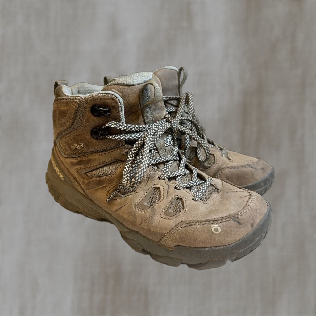 Oboz Oboz Sawtooth X Mid Hiking Boot Women 6W Drizzle Oiled Nubuck Hiking Boot Womens Size US 6 / IT 36 - 1 Thumbnail