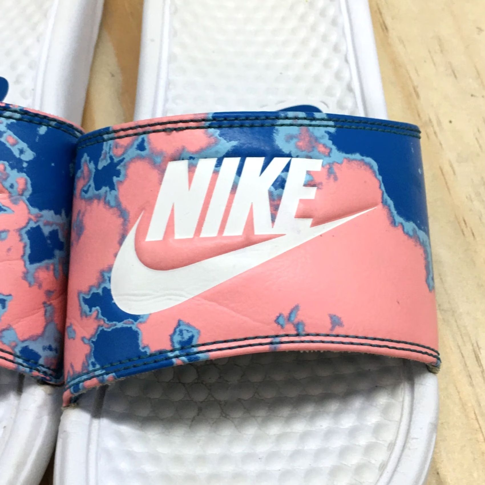 Nike Nike Benassi JDI Sandals Womens 6 Multicolor Print Slides Open Toe Casual Womens Shoes Size US 6 / IT 36 - 5 Thumbnail