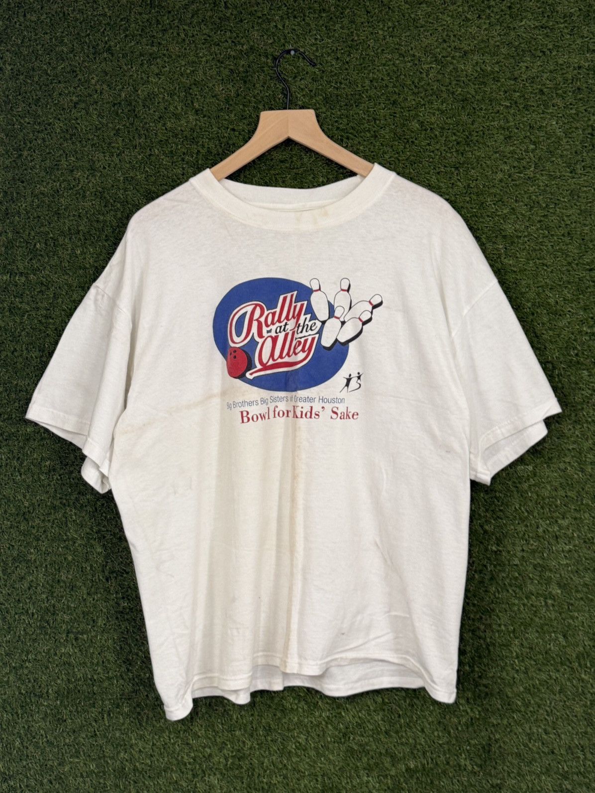 Vintage Vintage White Hanes Bowling Alley League XL Tee Size US XL / EU 56 / 4 - 1 Thumbnail