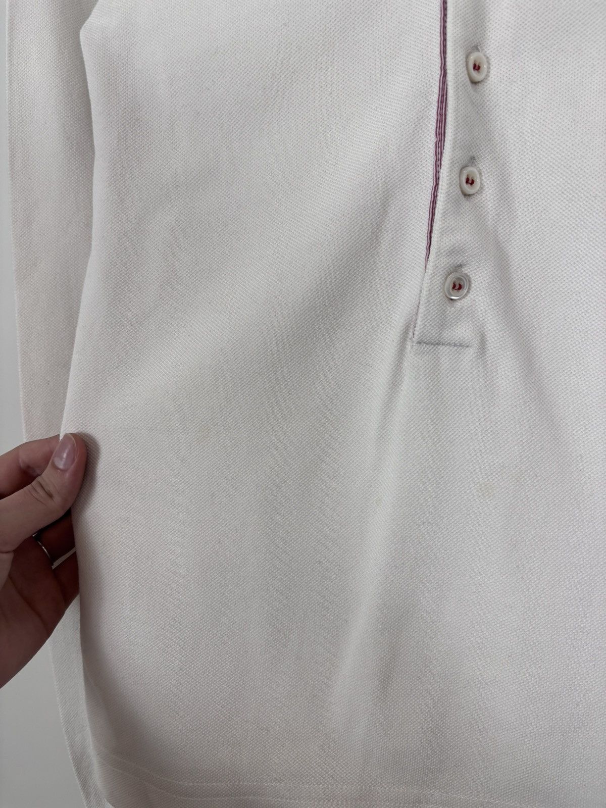 Dsquared2 Dsquared2 Women’s White Button Deep Placket Polo Shirt Size XS / US 0-2 / IT 36-38 - 8 Thumbnail