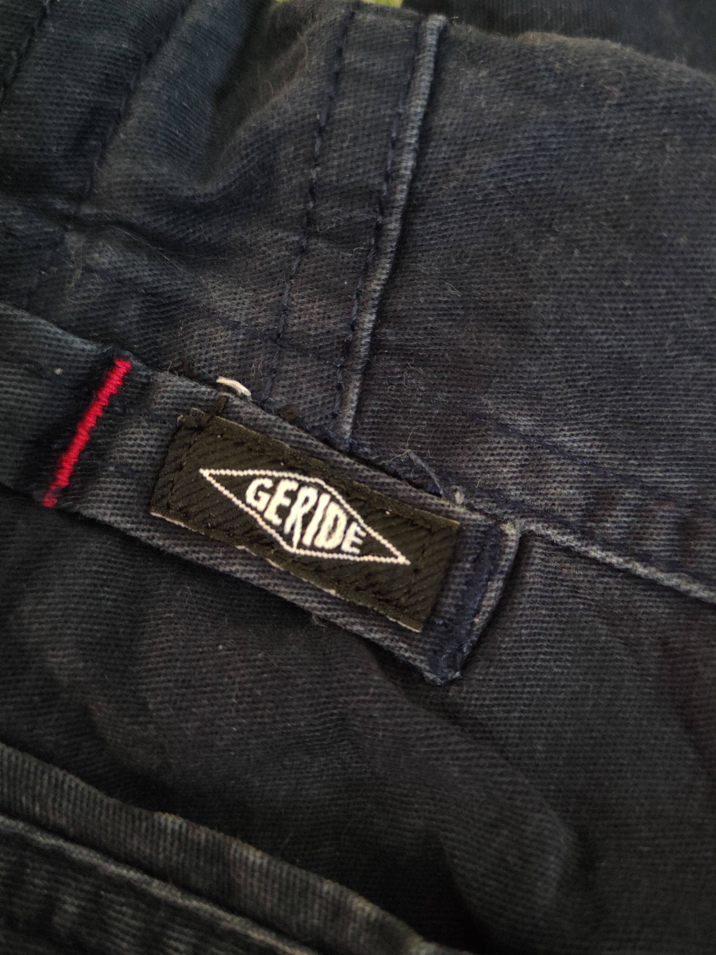 Japanese Brand Geride Dark Blue Multipocket Tactical Cargo Pants #S2149 Size US 34 / EU 50 - 15 Thumbnail