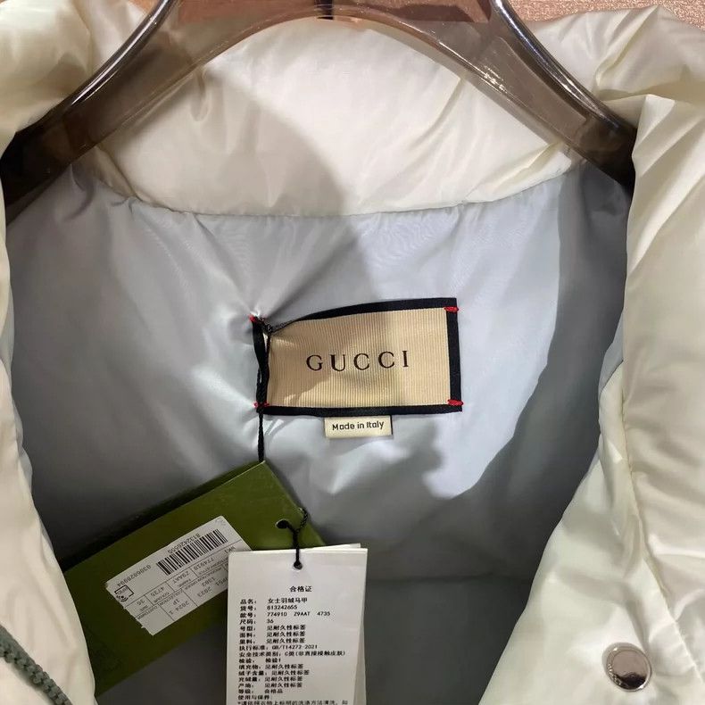 Gucci Gucci Contrasting color old flower full print logo down ves Size XS / US 0-2 / IT 36-38 - 3 Thumbnail