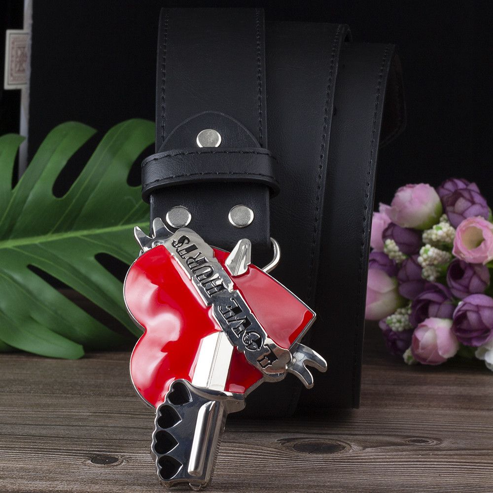 Designer Modern Vintage Belt Riveted Belts Menswear Accessories Size ONE SIZE - 2 Thumbnail