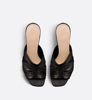 Dior o1w1db11024 D-Fame Heeled Sandals in Black Size US 8 / IT 38 - 4 Thumbnail