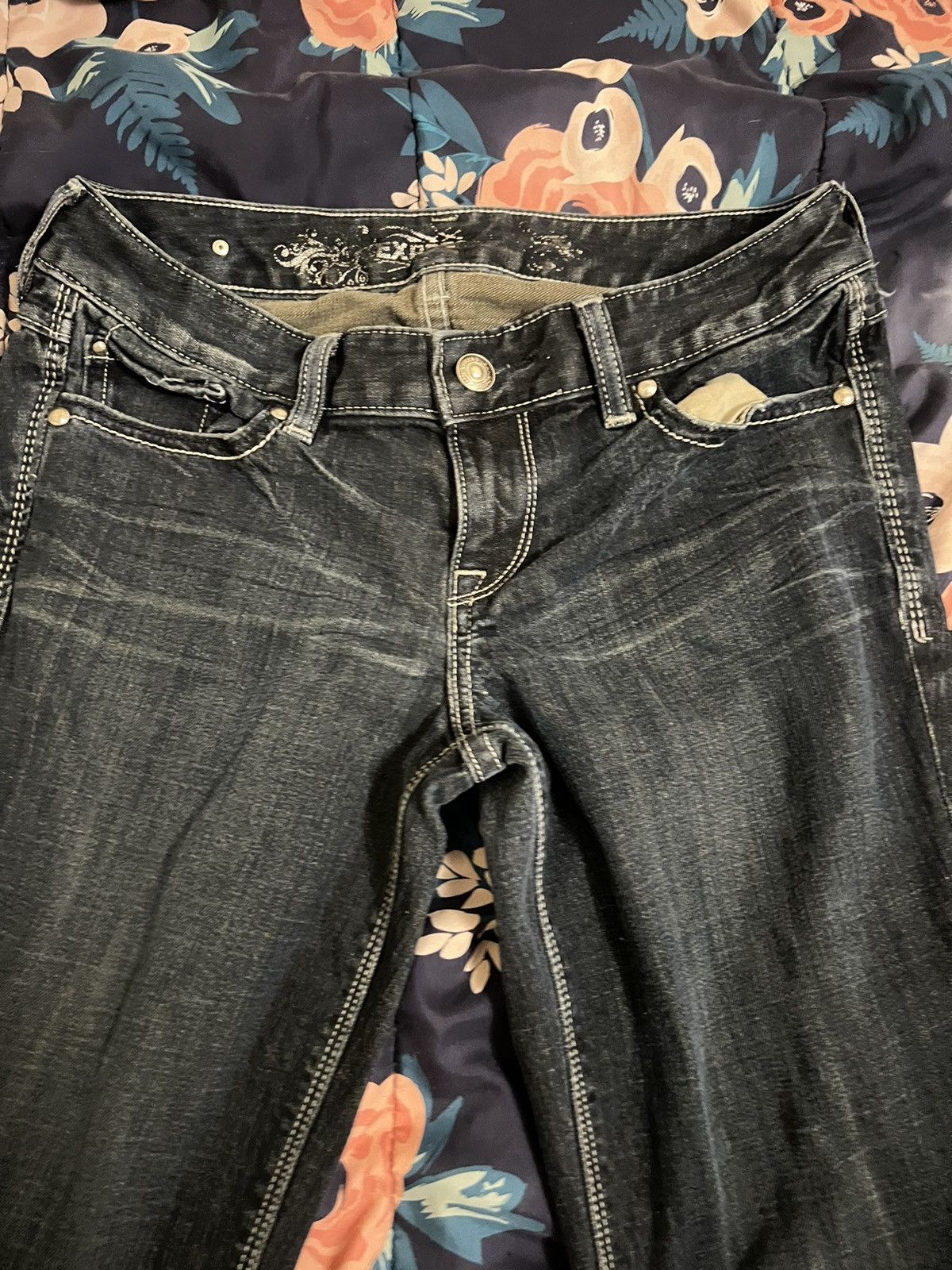Express × Vintage Express women jeans Size 26" / US 2 / IT 38 - 2 Thumbnail