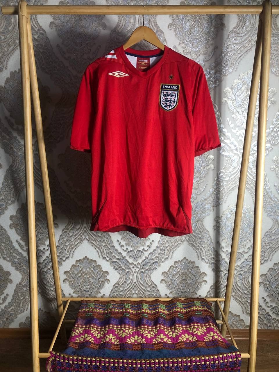 Umbro Vintage Umbro England Retro Soccer Jersey Manchester Y2K 90s Size US L / EU 52-54 / 3 - 1 Thumbnail