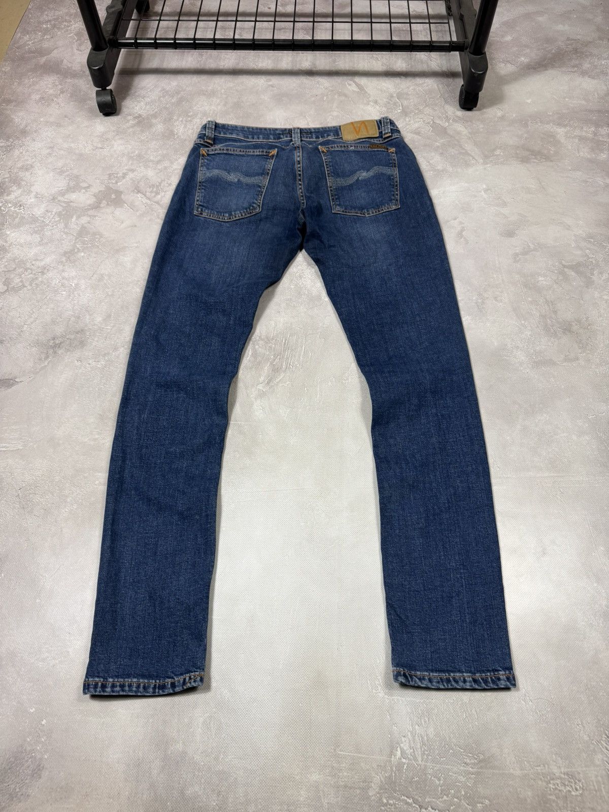 Nudie Jeans Nidie Jeans Skini Lin Distressed Pants Size US 32 / EU 48 - 3 Thumbnail
