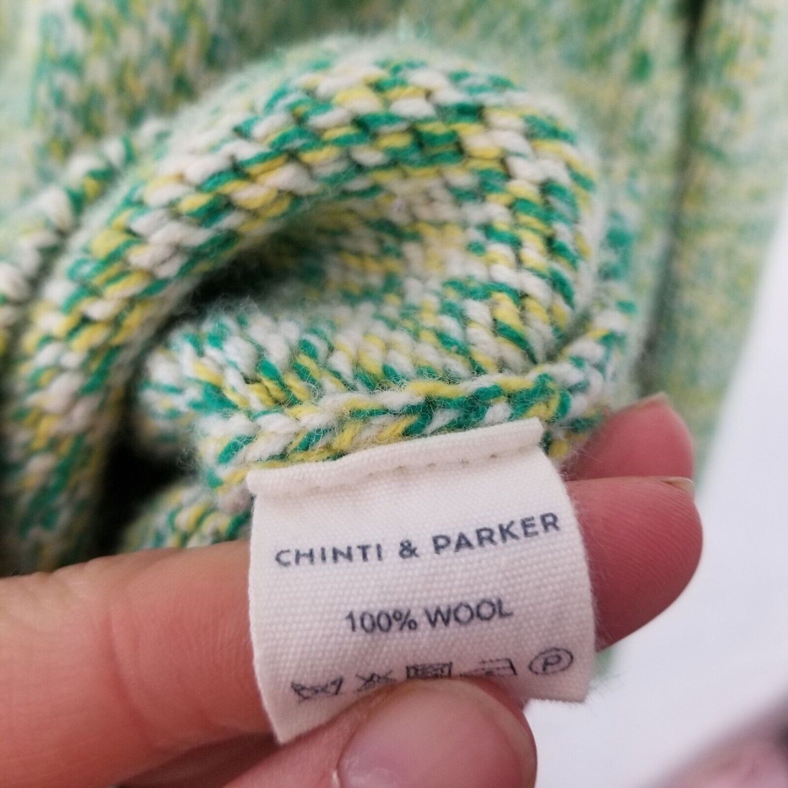 CHINTI & PARKER Chinti & Parker Womens Wool "Love" Pullover Sweater L Preppy Size L / US 10 / IT 46 - 8 Thumbnail