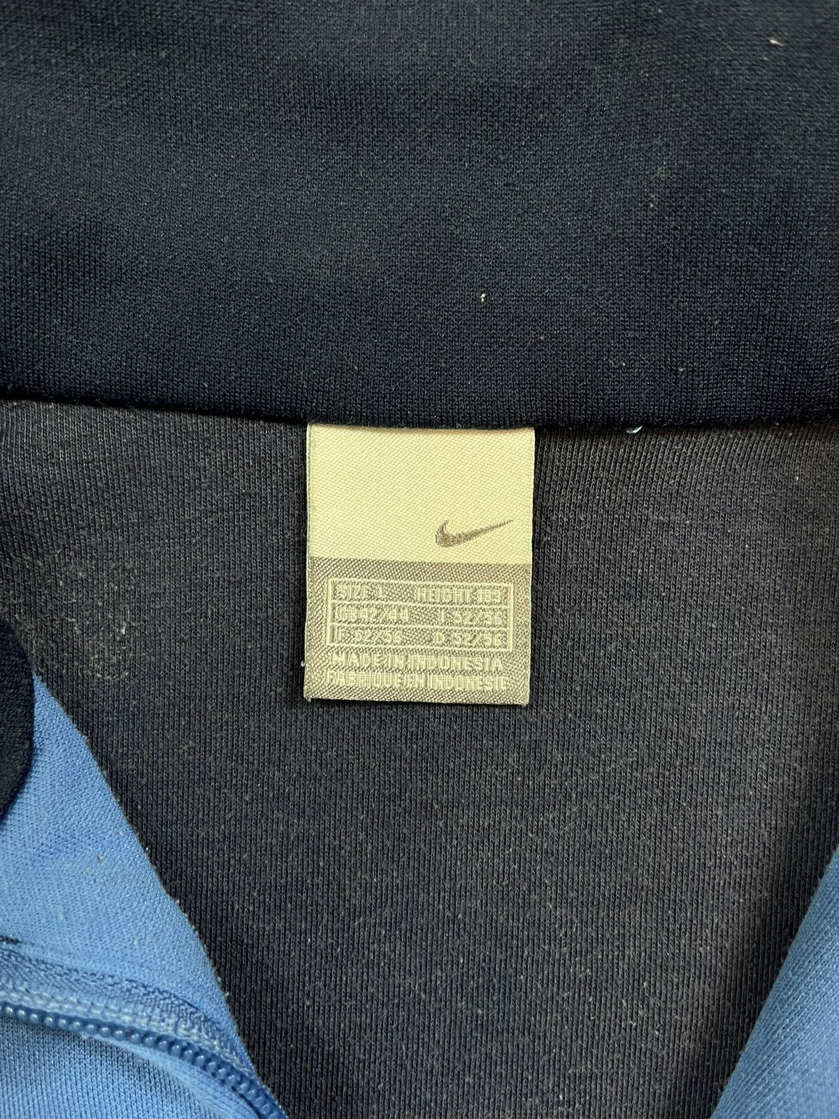 Nike × Vintage 90s Nike Retro Logo Vintage Y2K Oversized Track Jacket Size US L / EU 52-54 / 3 - 3 Thumbnail
