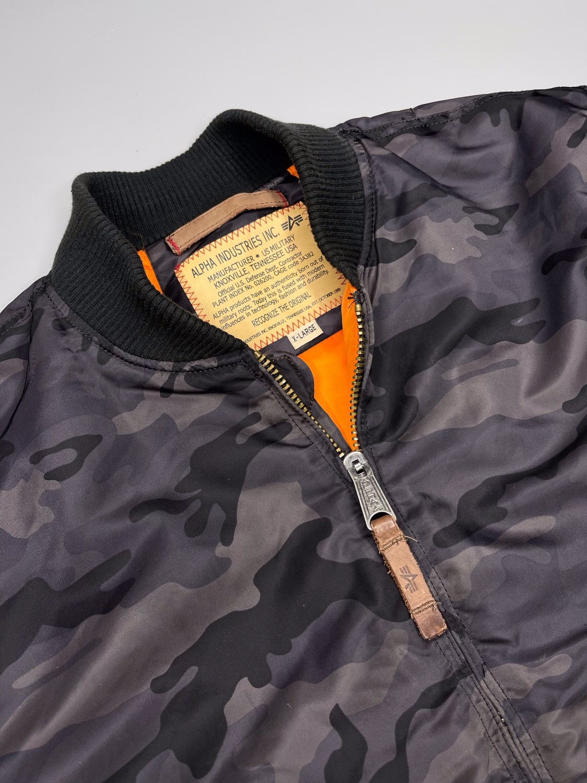 Alpha Industries Vintage Y2k Alpha Industries Bomber Jacket MA-2 Size US XL / EU 56 / 4 - 5 Thumbnail