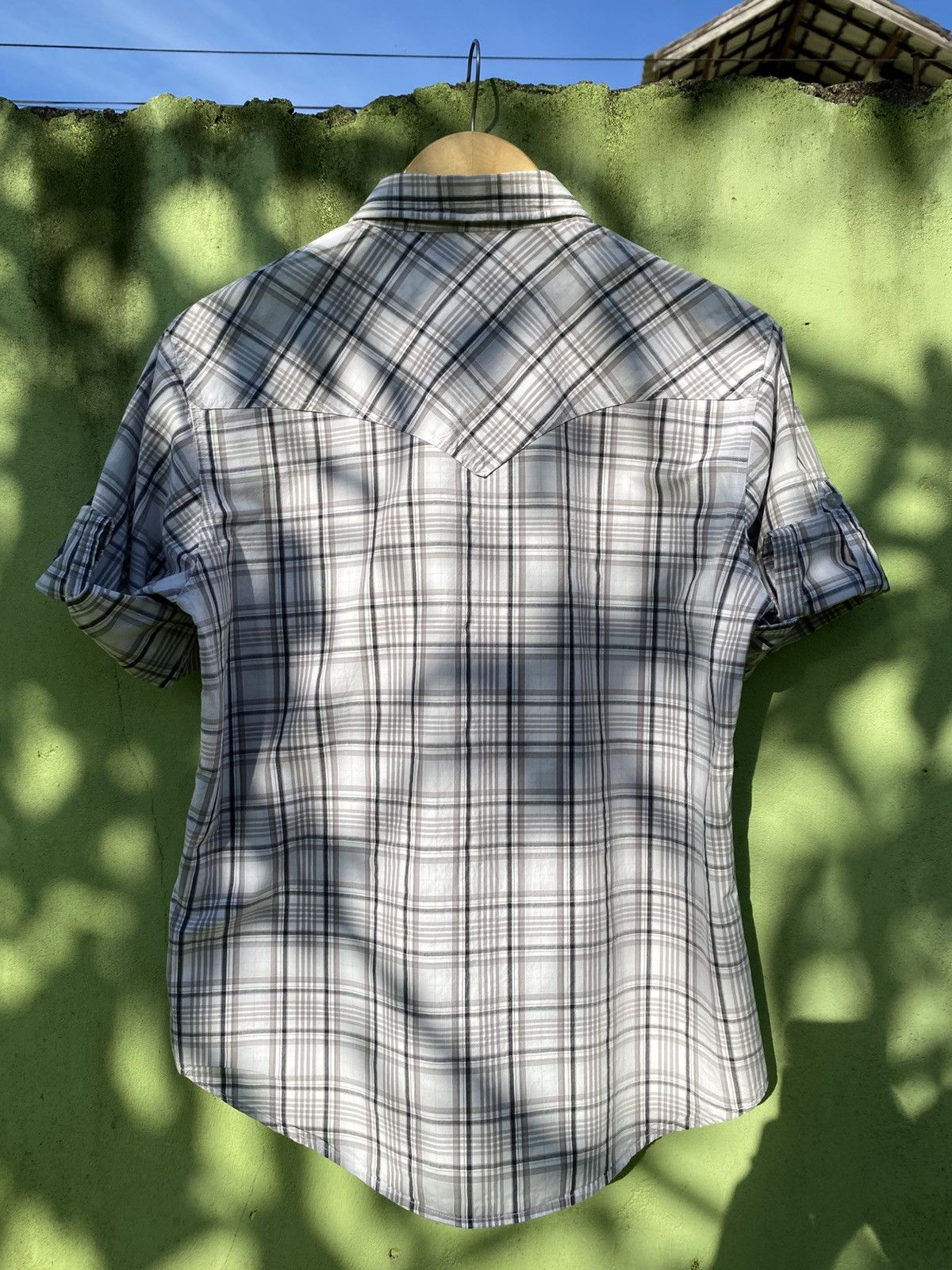 semanticdesign Semantic Design Vintage Western Plaid Snap Embroidery Detail Size US L / EU 52-54 / 3 - 11 Thumbnail