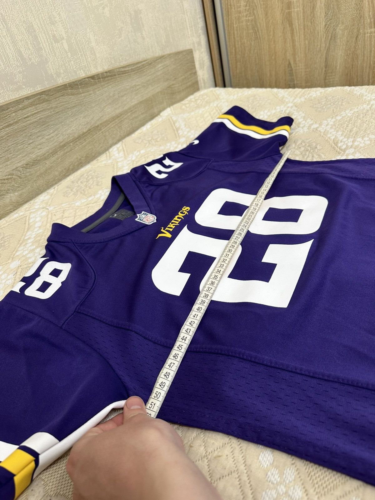 NFL 🔥 Minnesota Vikings NFL #28 Peterson Nike Jersey T Shirt Size US S / EU 44-46 / 1 - 10 Thumbnail