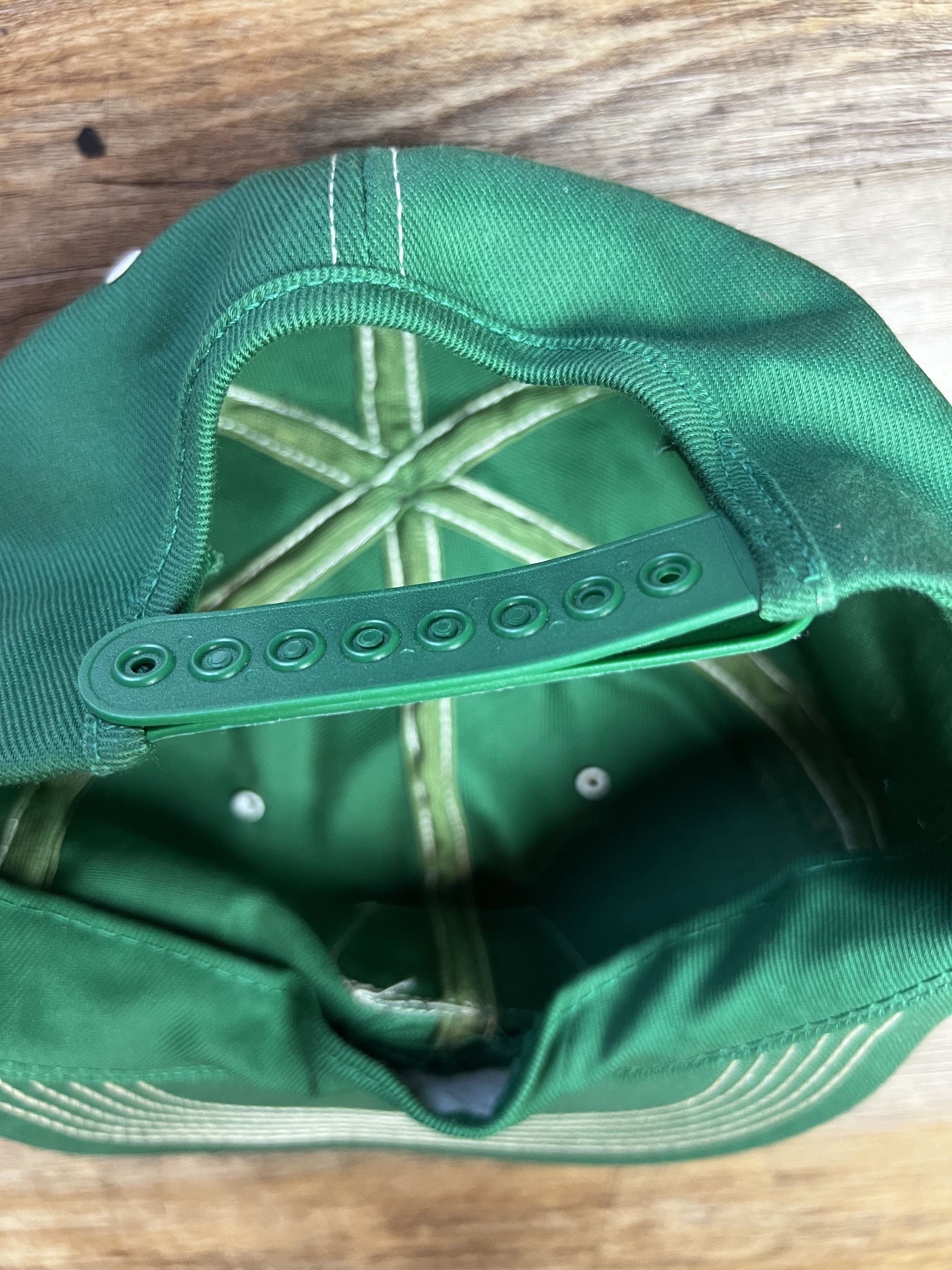 Vintage Vintage 1980's Pioneer Hi-Bred Seeds K-Products Snapback Hat Size ONE SIZE - 7 Thumbnail