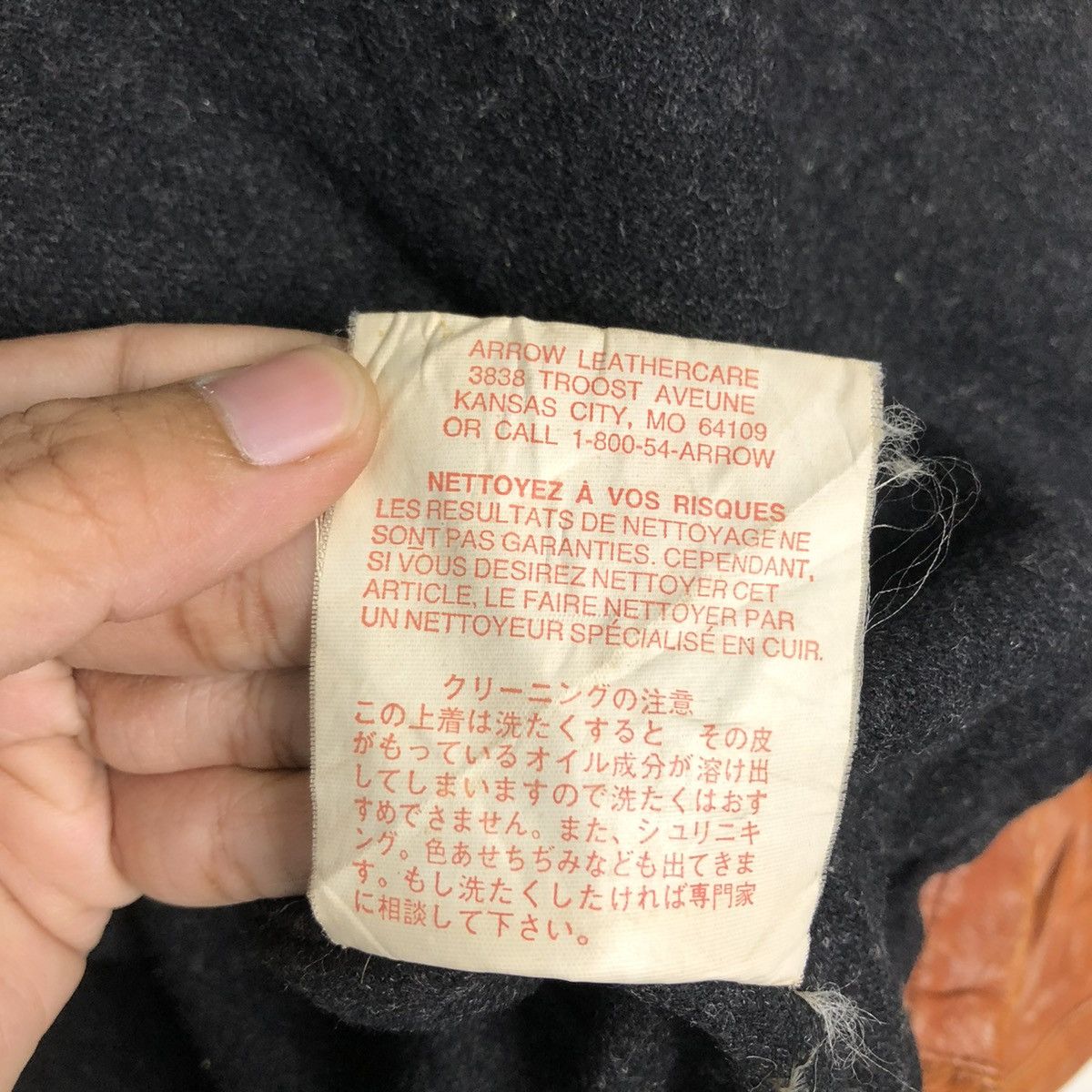 Marc Buchanan 🔥VINTAGE BOMBER LEATHER JACKET MARC BUCHANAN SPELL OUT Size US M / EU 48-50 / 2 - 23 Thumbnail