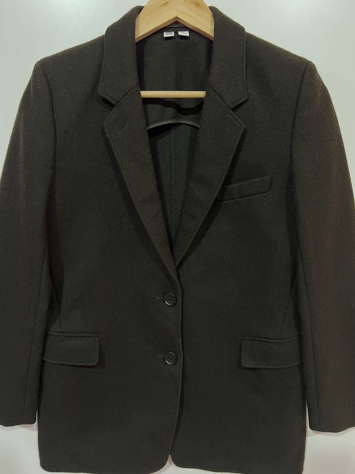 Christophe Lemaire Uniqlo japanese comme des garcons style wool jacket Size S / US 4 / IT 40 - 4 Thumbnail