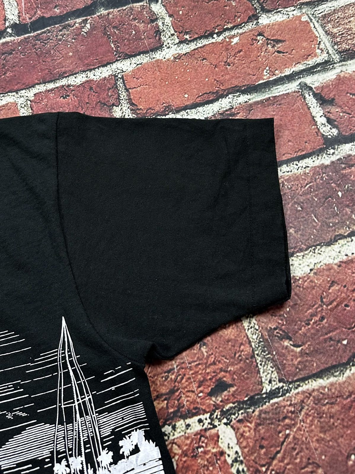 Fruit Of The Loom × Vintage Vintage 90s Myrtle Beach South Carolina T Shirt Sail Boats Size US L / EU 52-54 / 3 - 7 Thumbnail