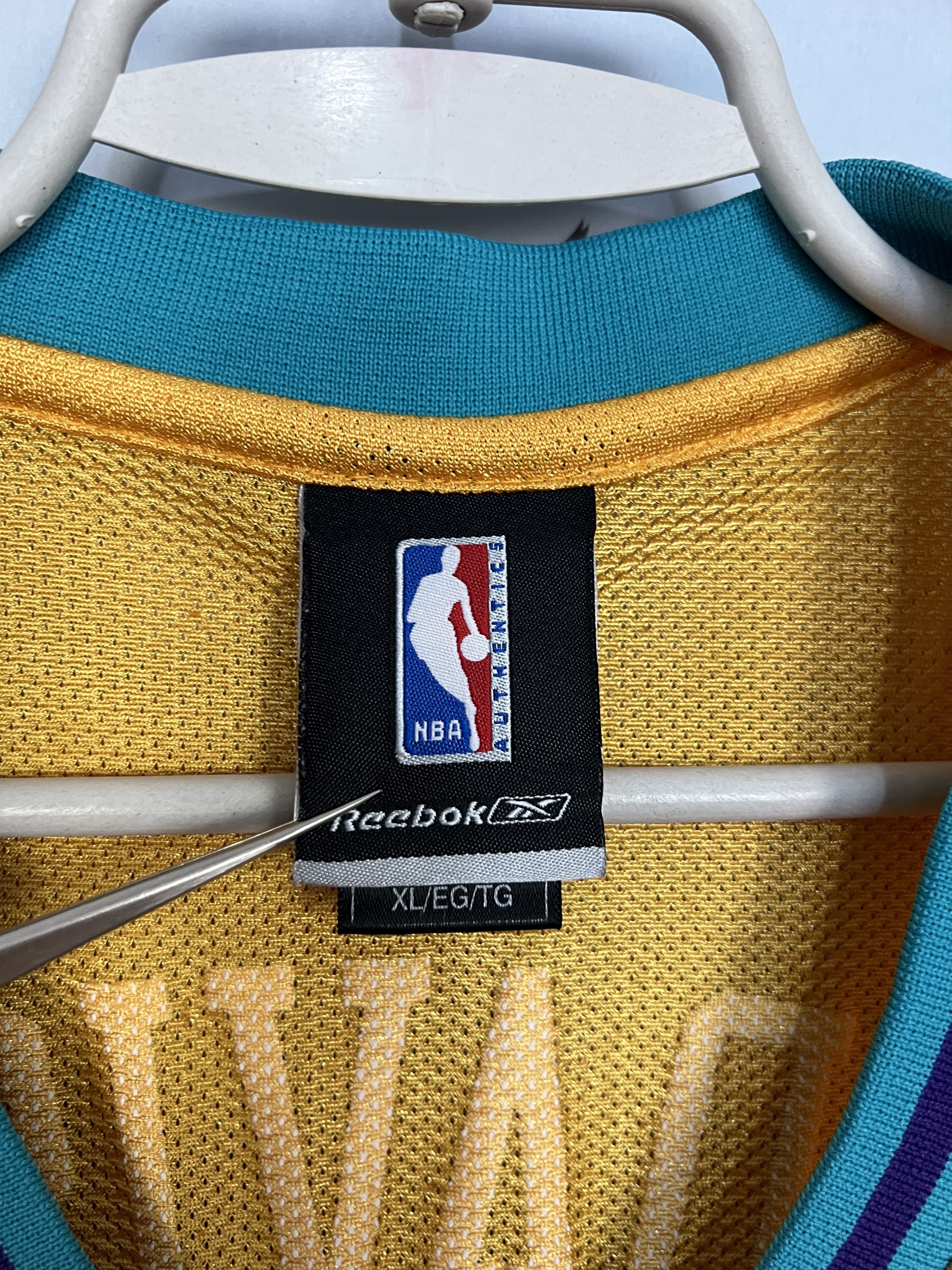 Reebok New Orleans Hornets Vintage NBA Jersey #1 Davis Trikot Size US XL / EU 56 / 4 - 7 Thumbnail