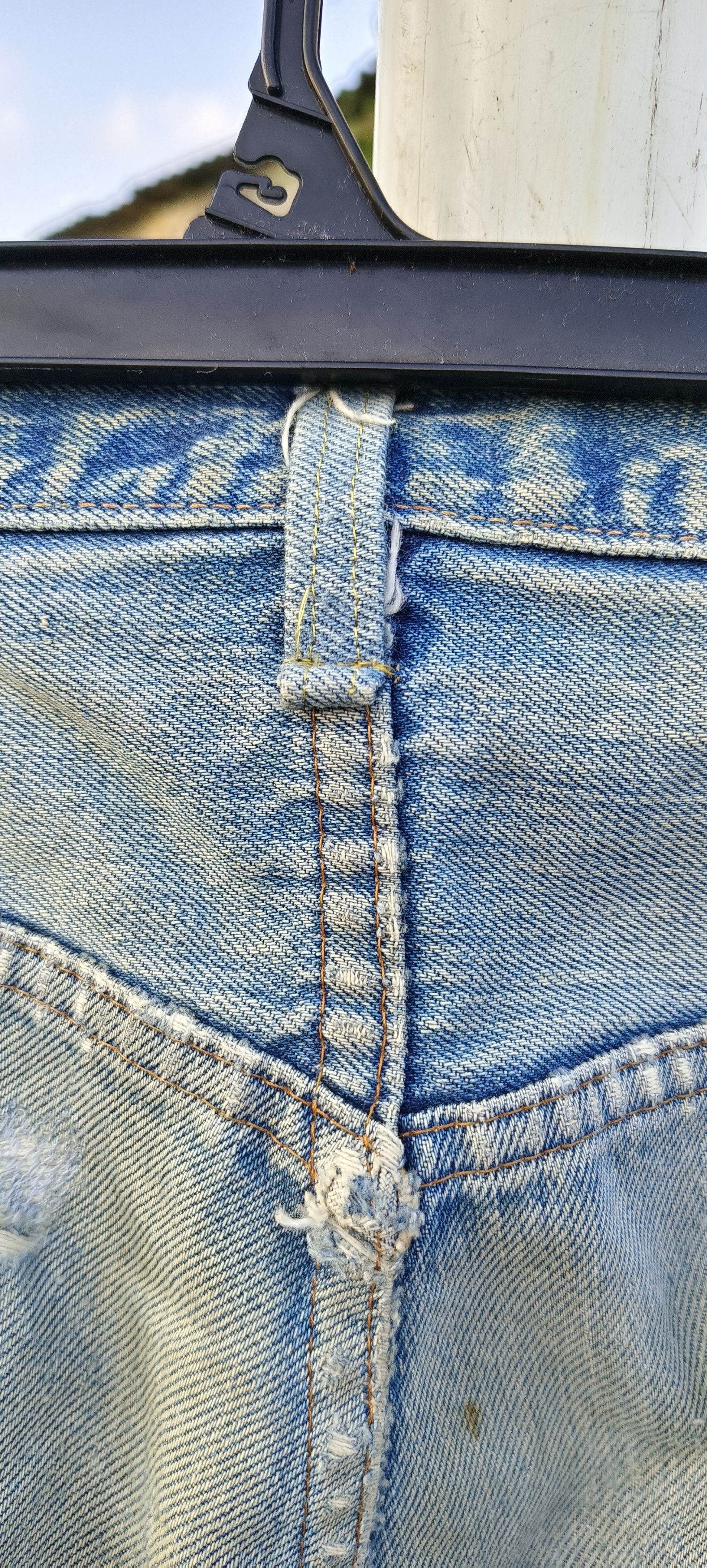 4GSELLER Vintage 70s Rindam Levi's jeans button number 6 Selvedge Size US 35 - 21 Thumbnail