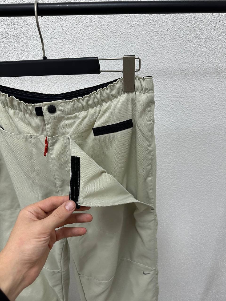Nike × Vintage Vintage Nike y2k Beige Track Pants size M-L Size US 34 / EU 50 - 4 Thumbnail