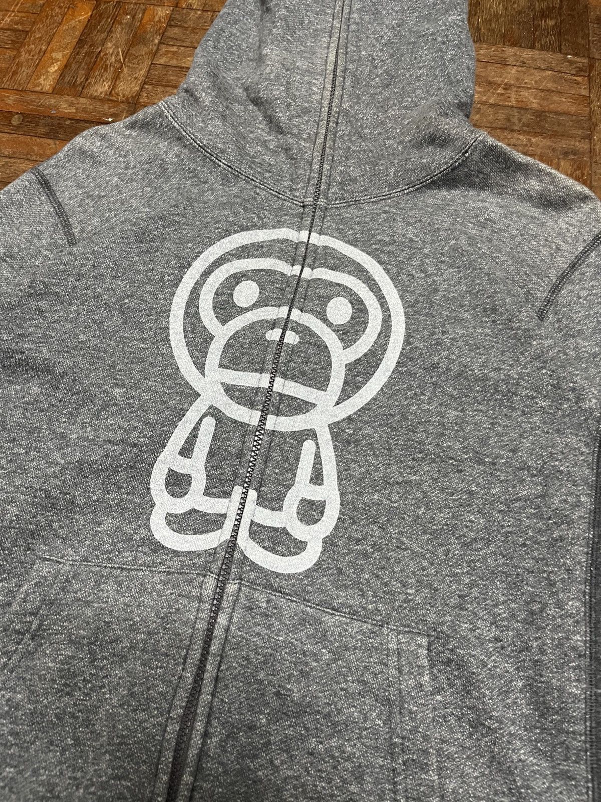 Bape OG Baby Milo Reverse Weave Full Zip Hoodie Size US M / EU 48-50 / 2 - 3 Thumbnail