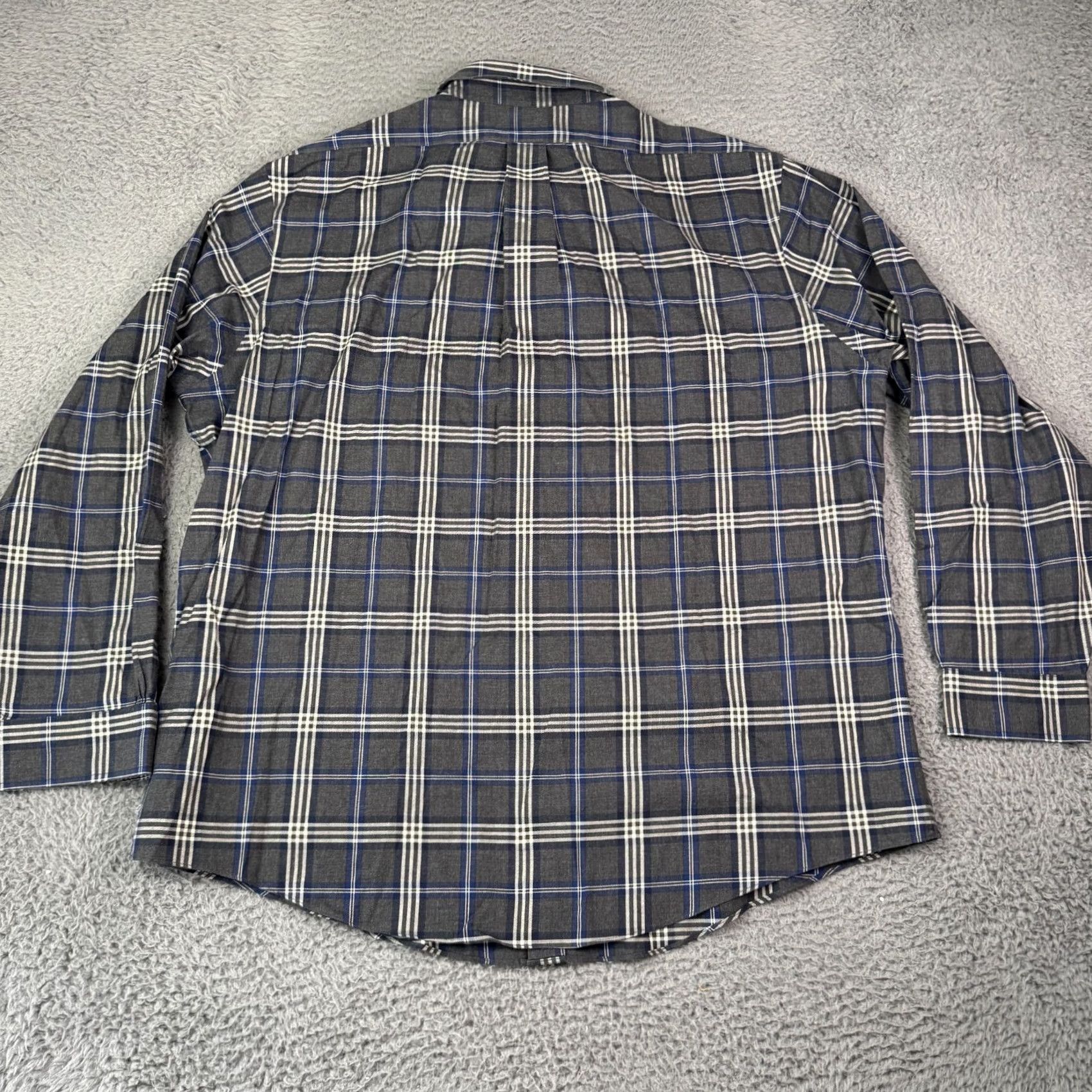 Brooks Brothers Brooks Brothers Shirt Mens 2XL Gray Plaid 100% American Supima Cotton Non-iron Size US XXL / EU 58 / 5 - 6 Thumbnail