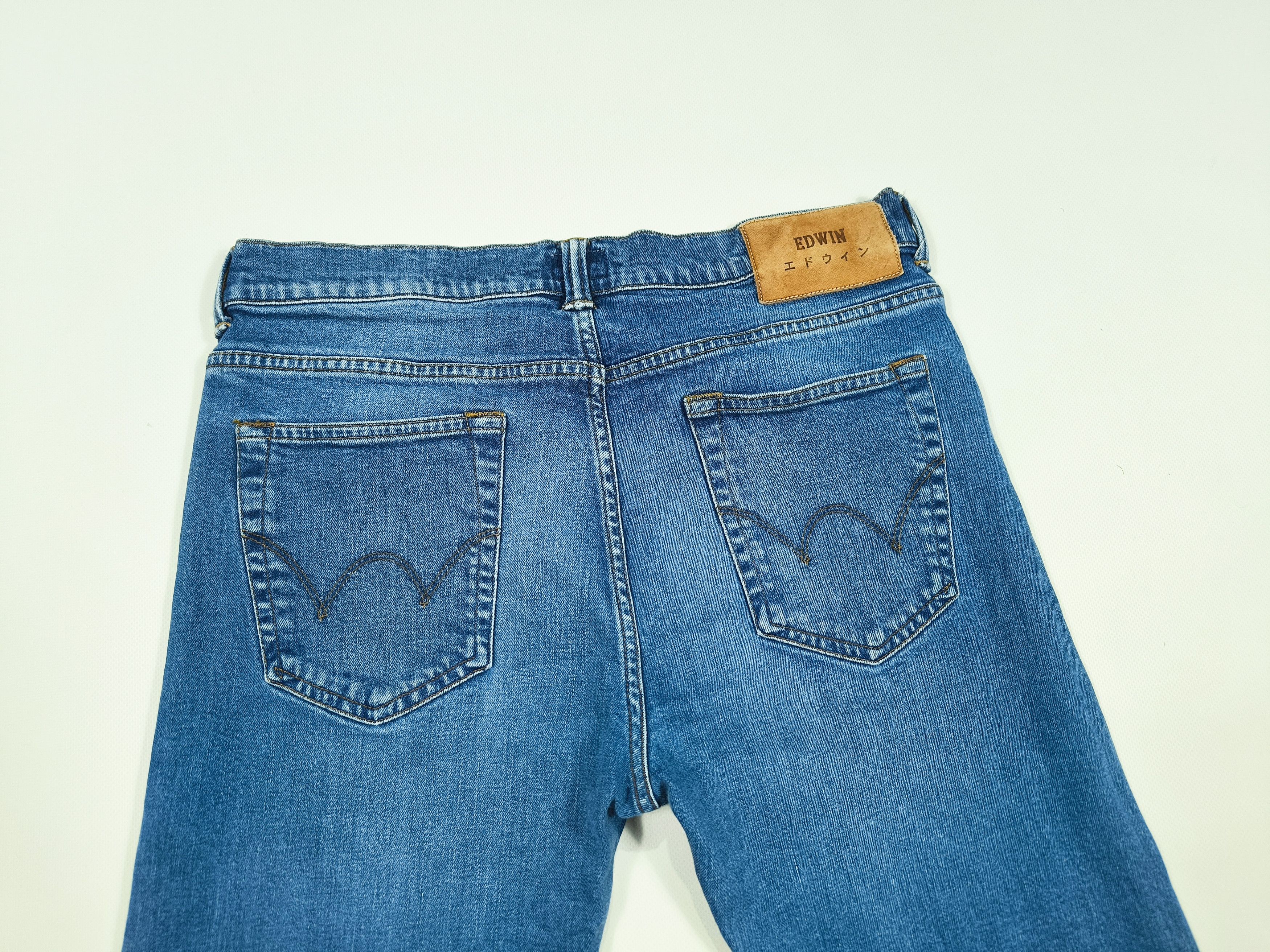 Edwin Edwin ED-80 Slim Fit Tapered Blue Denim Jeans Size W32 L32 Size US 32 / EU 48 - 7 Thumbnail