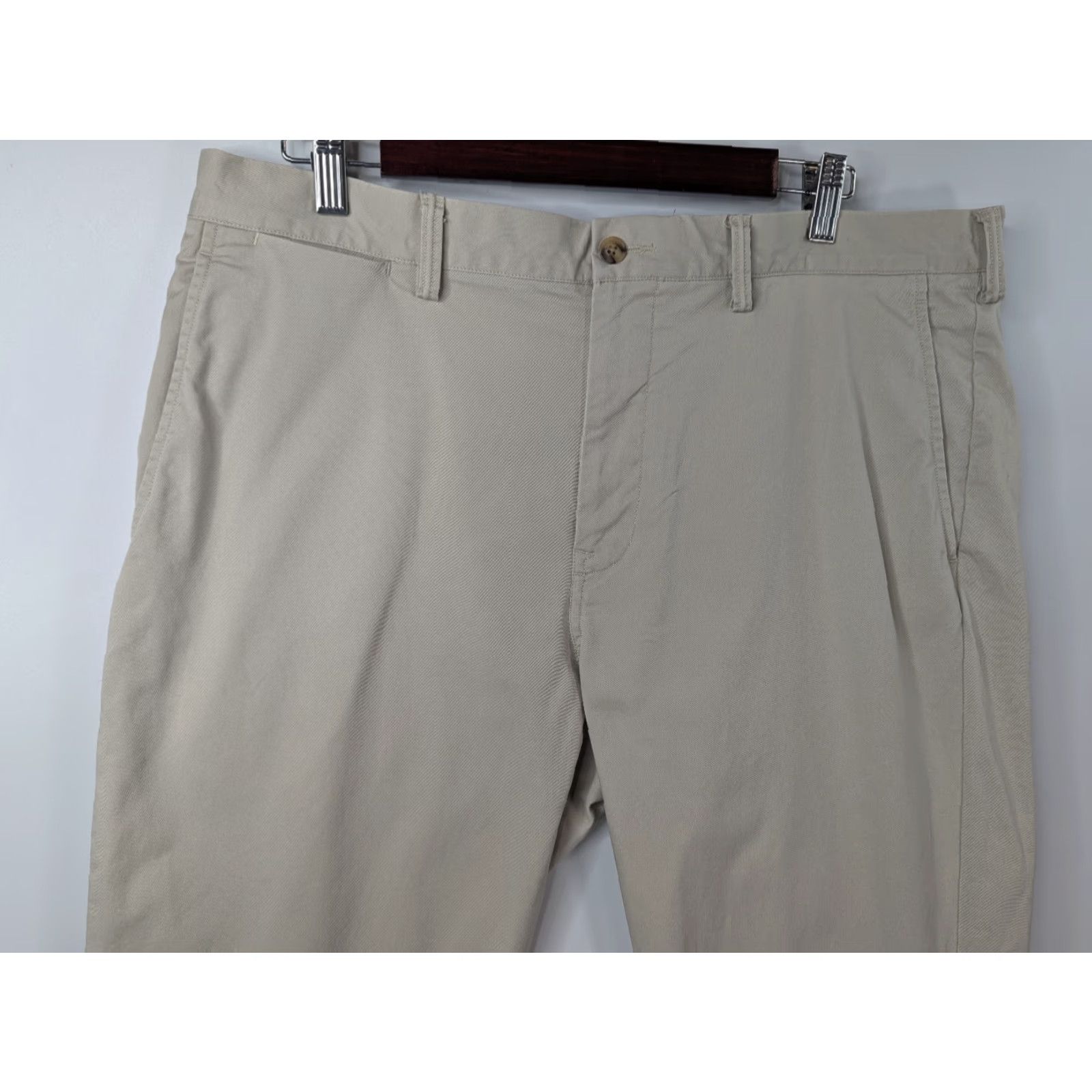 Polo Ralph Lauren Polo Ralph Lauren Pants Mens 36x30 Beige Khaki Chino Straight Fit Stretch Pocket Zipper Button Logo Casual Formal Business City Preppy Mens Size US M / EU 48-50 / 2 - 2 Thumbnail