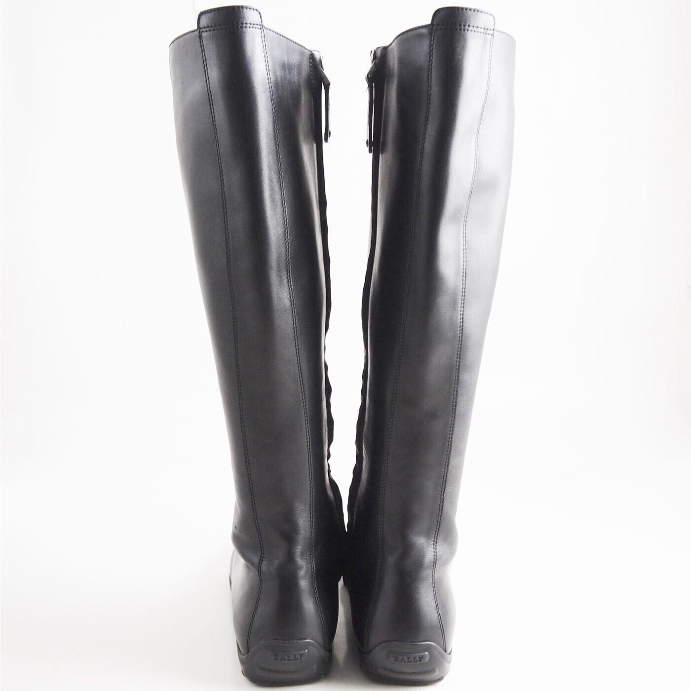 Bally Bally Magarita Boots Black Leather Size US 6.5 M EU 37 E Size US 6.5 / IT 36.5 - 5 Thumbnail
