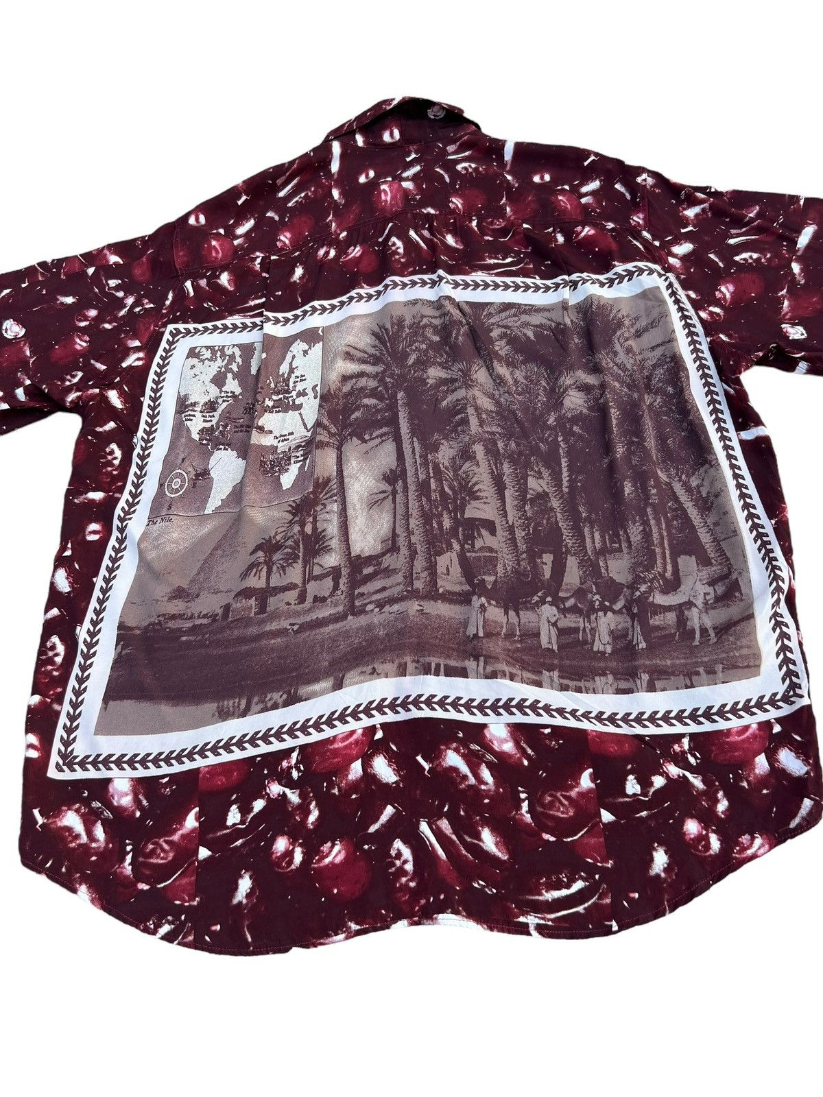 Cortigiani Cortigiani Made in Italy Egypt Rayon Oversized Art Shirt Size US XL / EU 56 / 4 - 9 Thumbnail