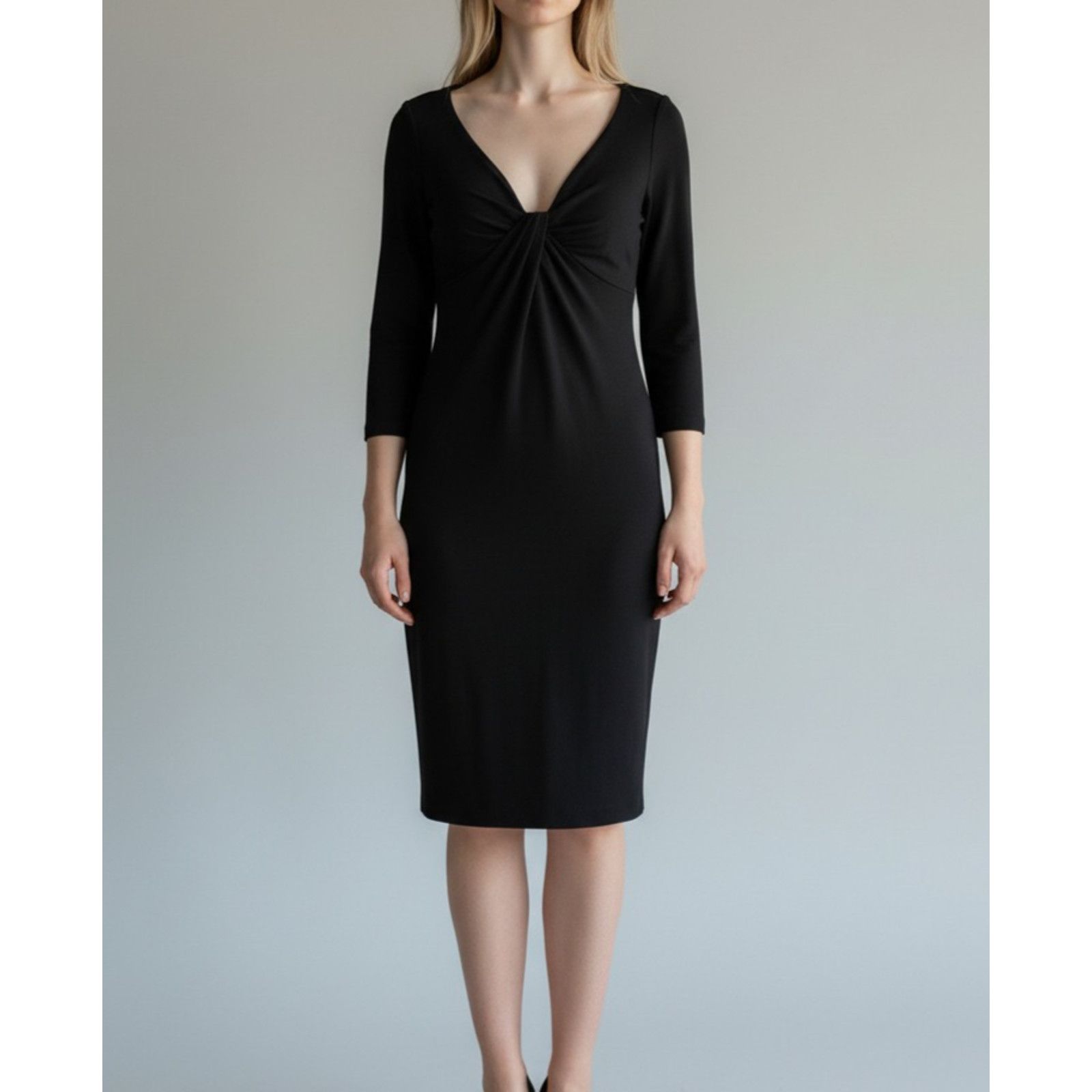Diane von Furstenberg DIANE VON FURSTENBERG Wool Knit Timeless Elegance Dress Sz 4 Size S / US 4 / IT 40 - 2 Thumbnail
