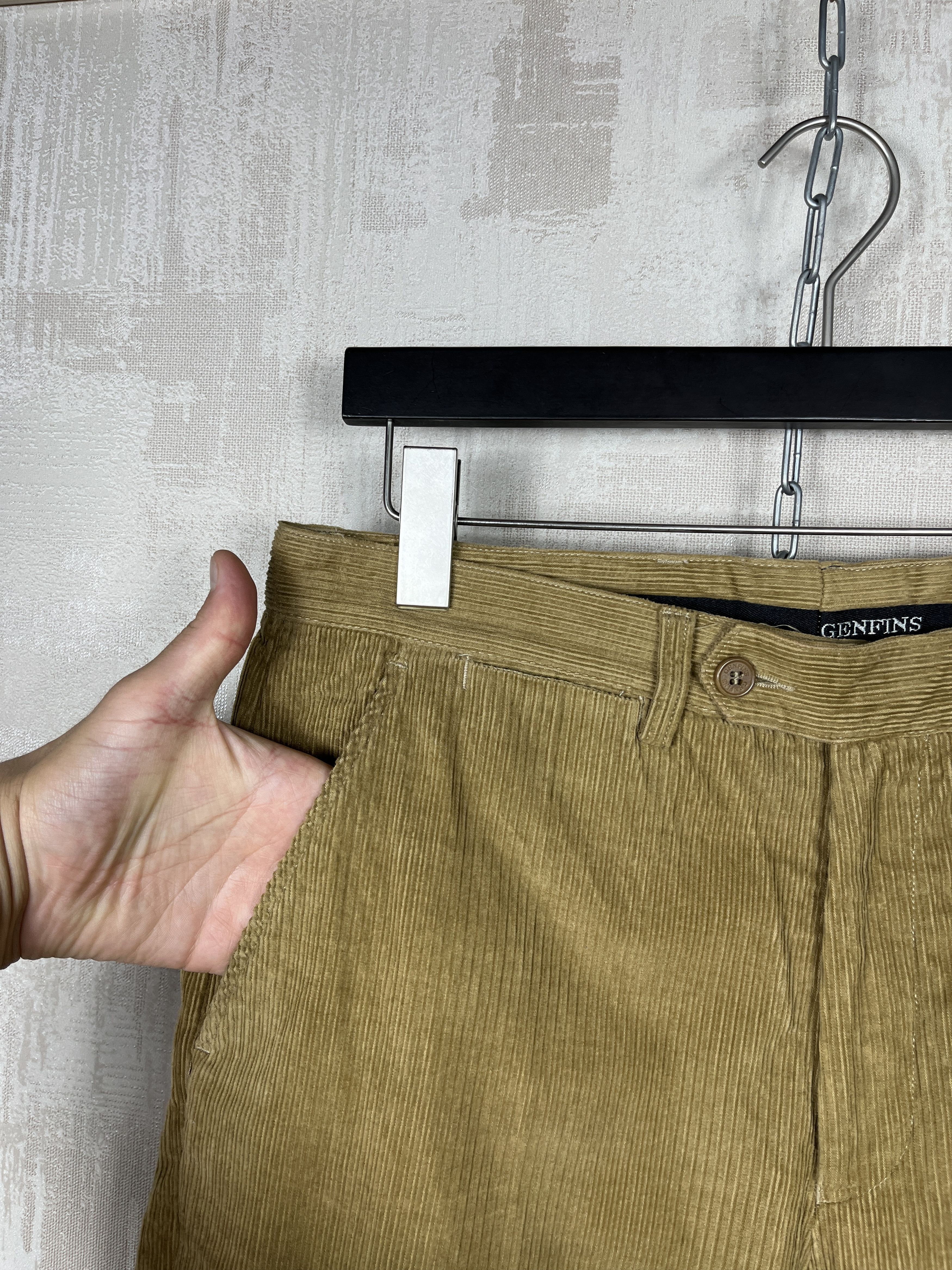 Vintage Genfins Vintage Corduroy Chino Pants Size US 32 / EU 48 - 8 Thumbnail