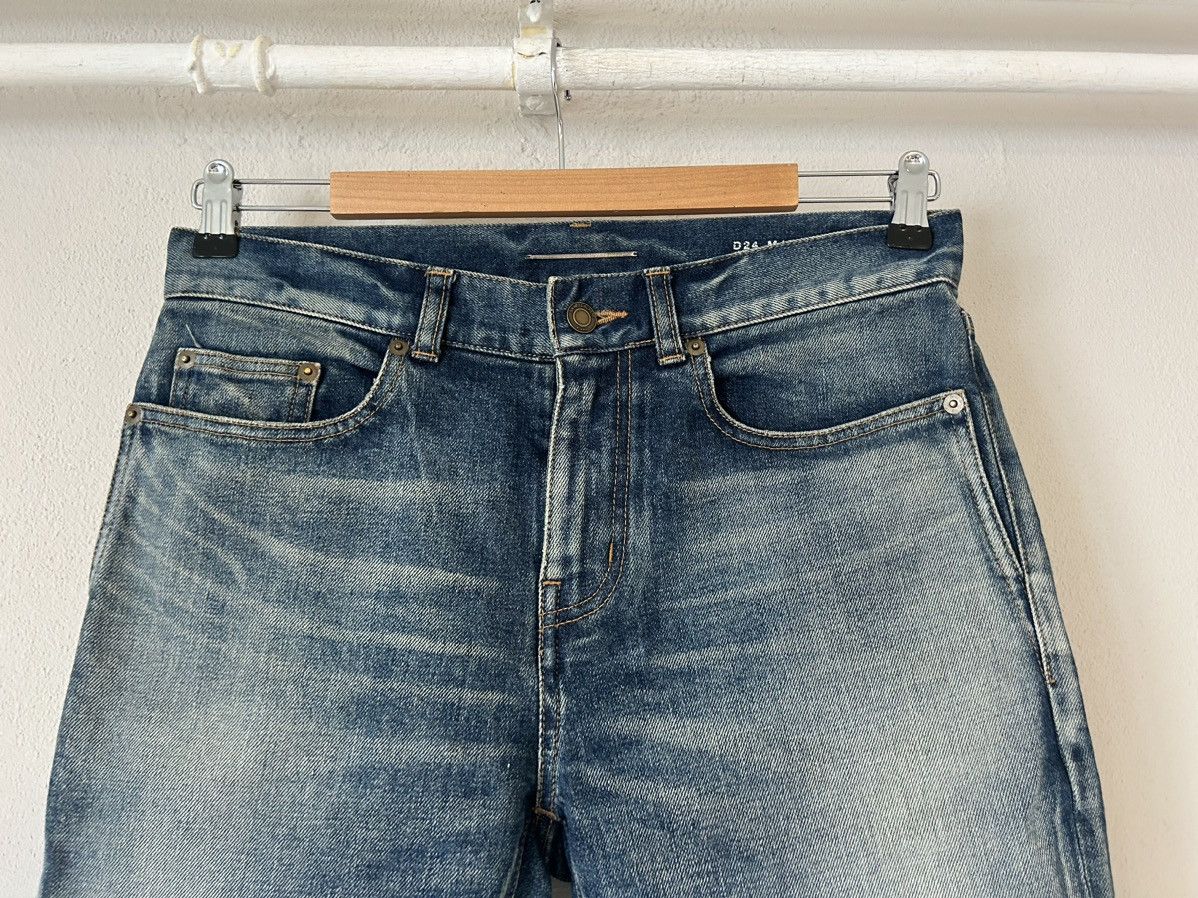 Saint Laurent Paris Saint Laurent Washed Blue Denim Jeans, D24 M/SK-MW Size US 29 - 3 Thumbnail