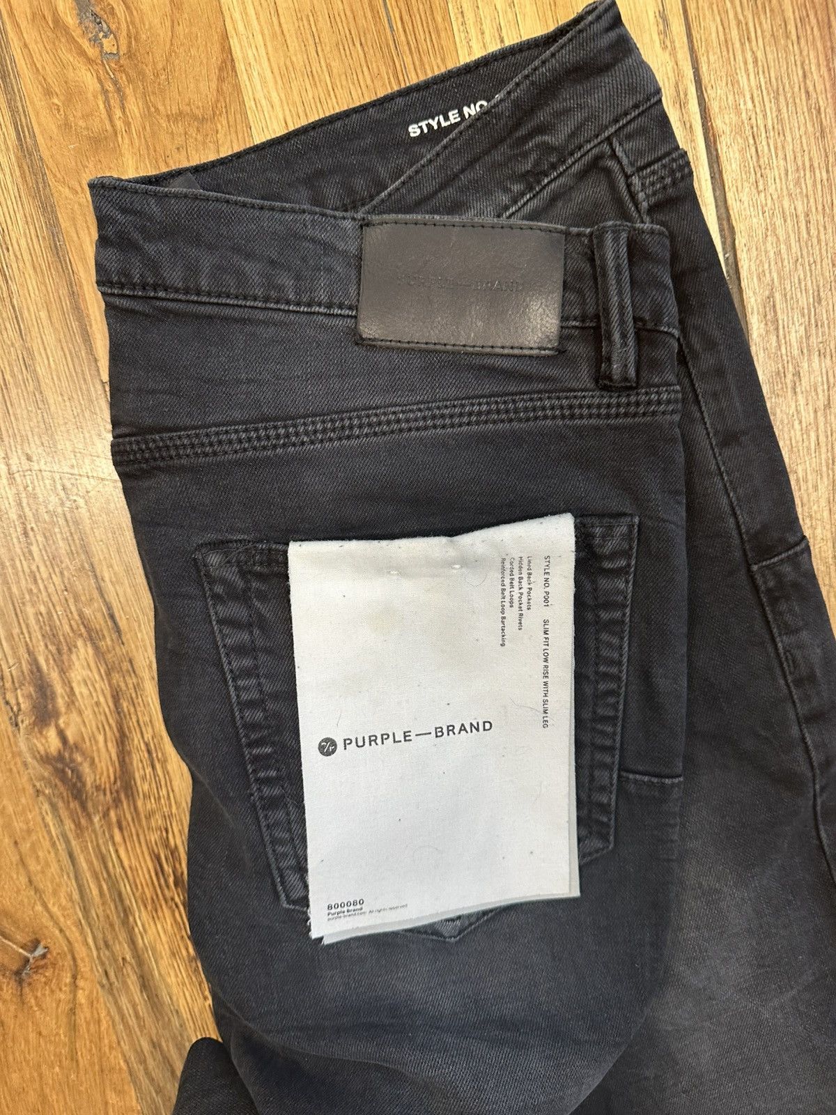 Purple Brand Purple Brand Plain Black Denim Jeans Size 32 Size US 32 / EU 48 - 4 Thumbnail