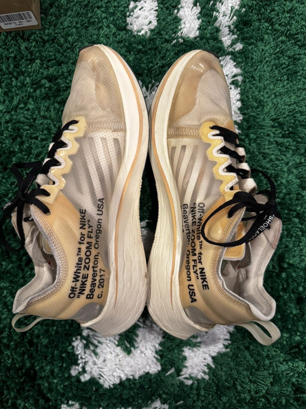 Nike × Off-White Nike Off-White Zoom Fly Size US 12 / EU 45 - 3 Thumbnail