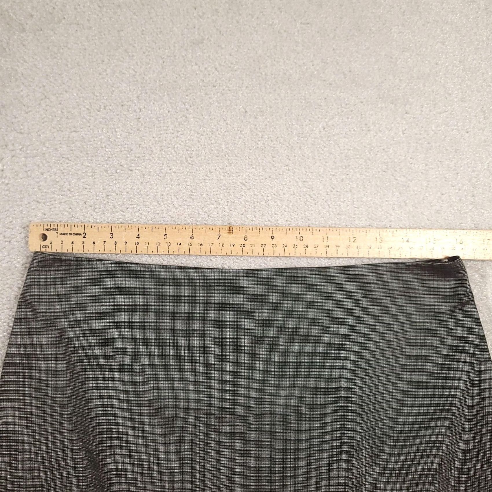 Vintage VINTAGE? The Limited Collection Skirt Womens 6 Gray Plaid Pencil Career Lined Office Size 28" / US 6 / IT 42 - 3 Thumbnail