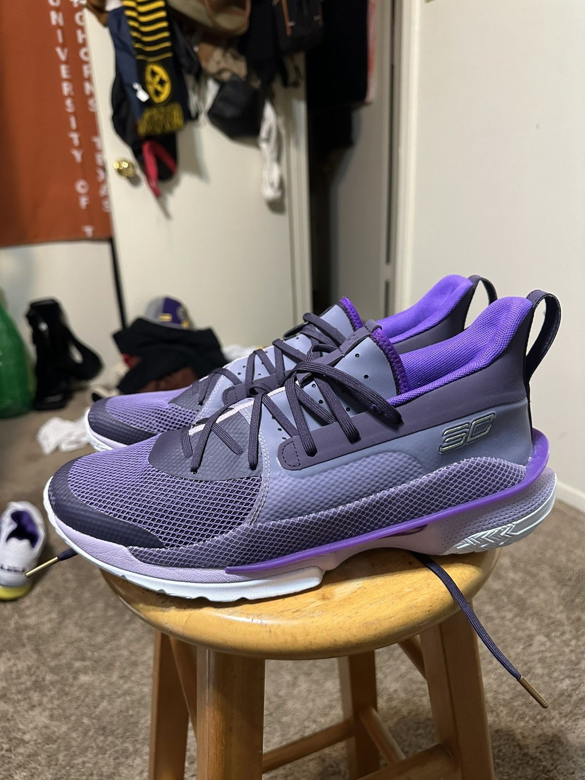 Under Armour Vintage Under Armour Curry 7 2022 size 12 Size US 12 / EU 45 - 4 Thumbnail