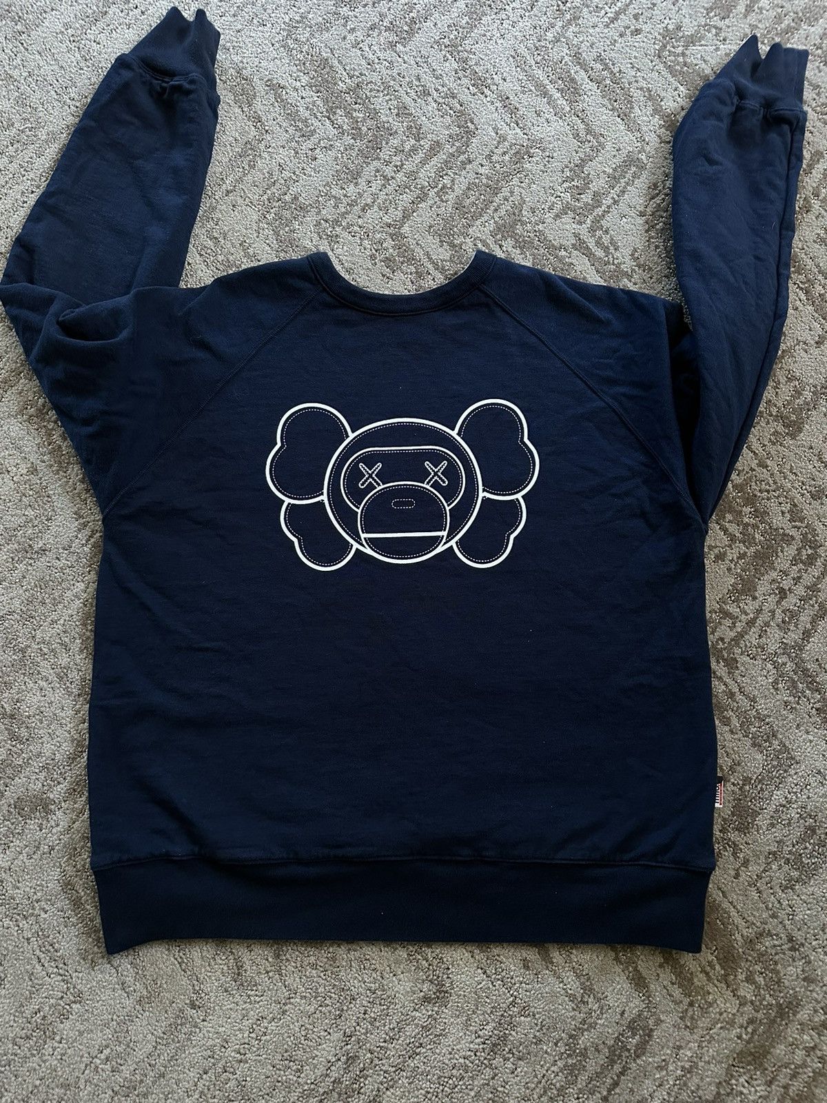Bape × Kaws Bape kaws reversible Crewneck Size US L / EU 52-54 / 3 - 7 Thumbnail